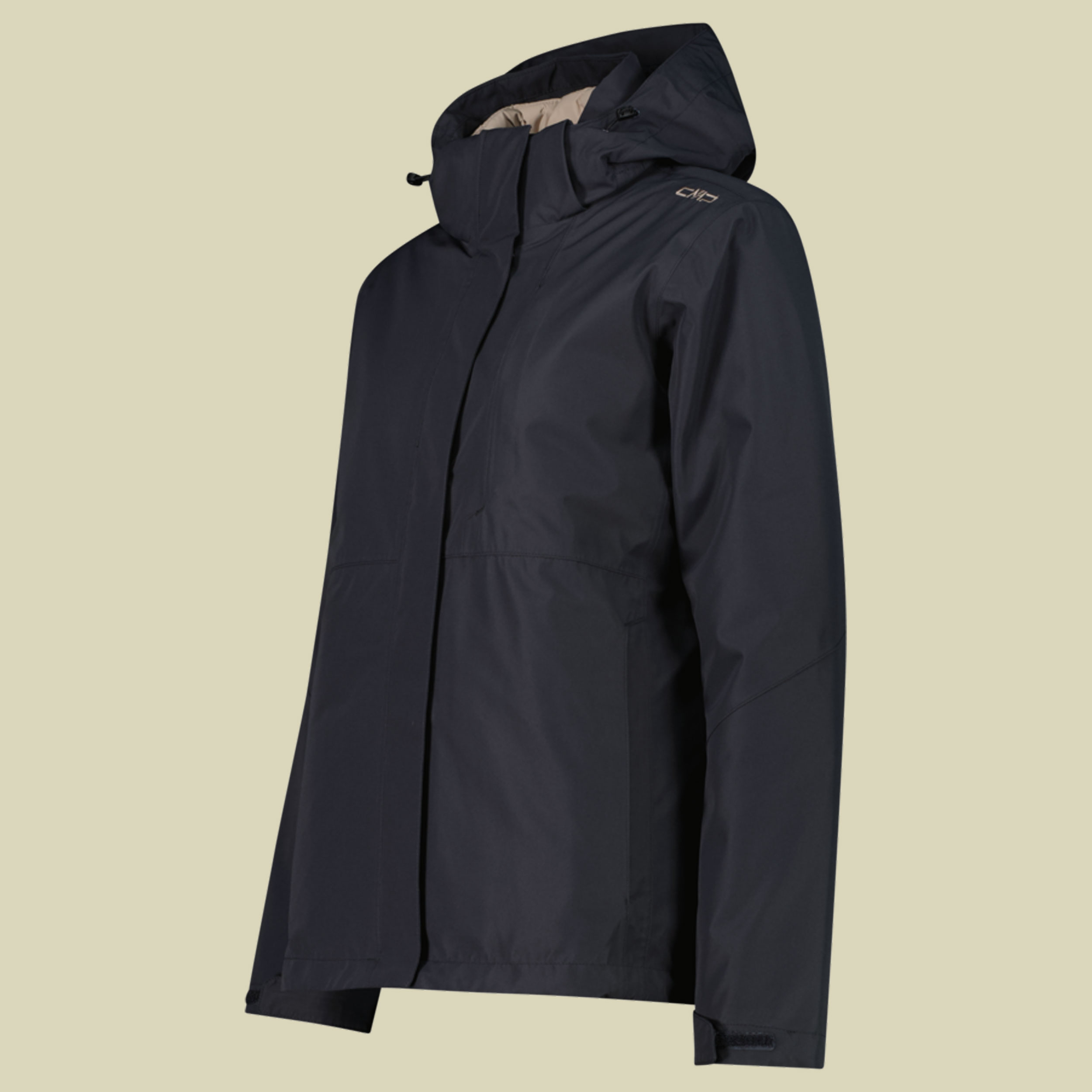 Jacket Zip Hood Detachable Inner Jacket Women 36Z2036D 46 grau - anthracite U423