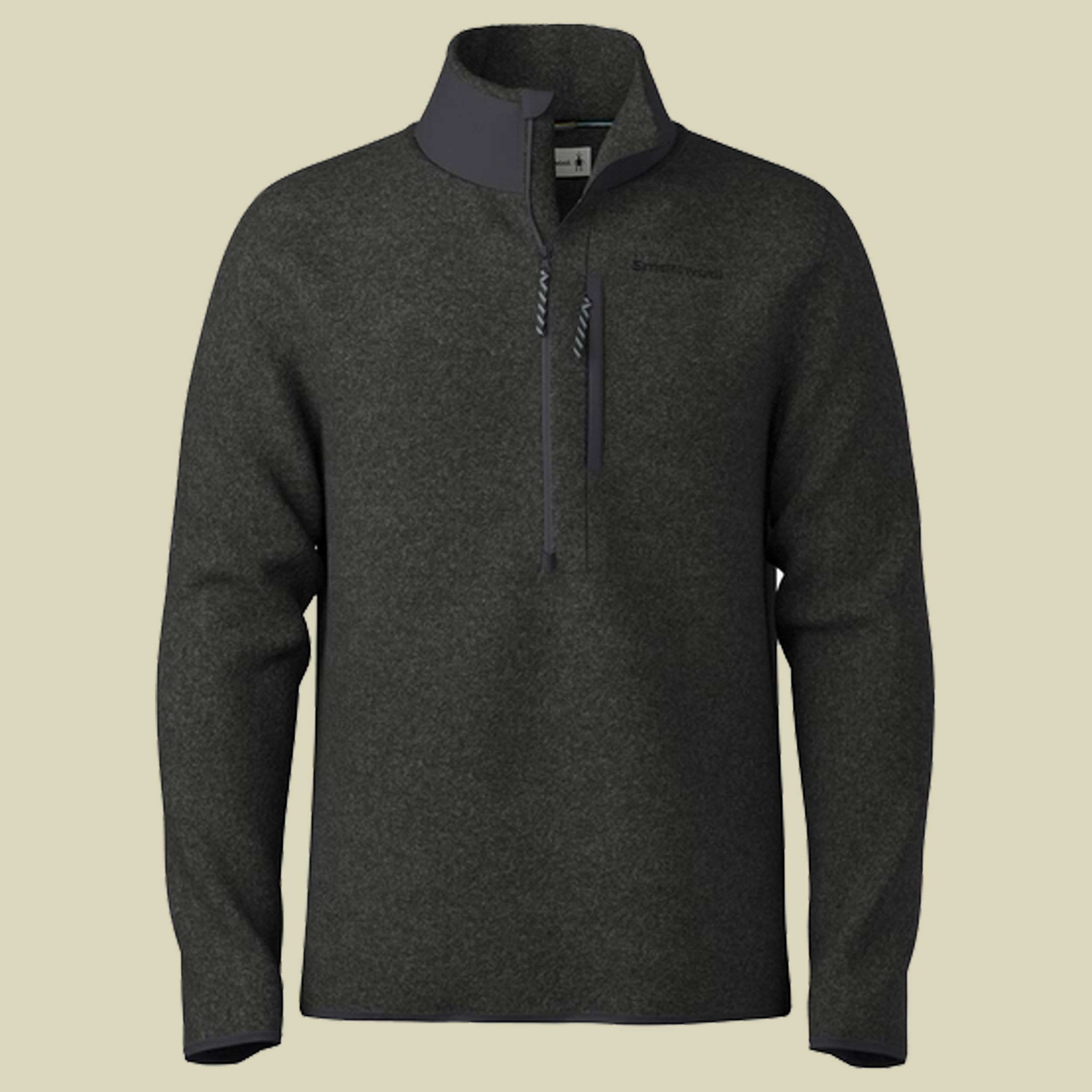 Second Cut Fleece 1/2 Zip Men L grau - charcoal