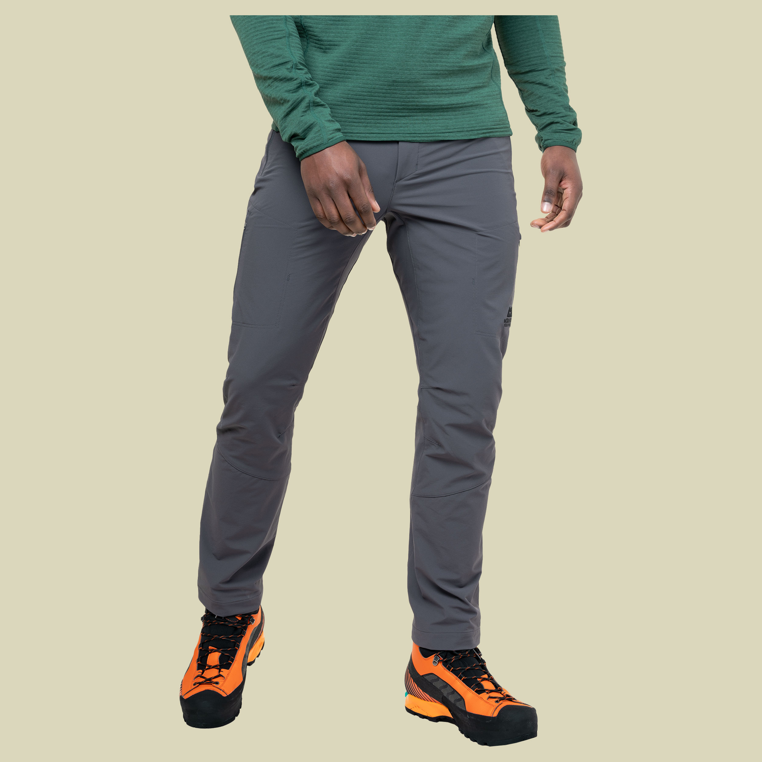 Ibex Mountain Pant Men 34 grau - anvil grey