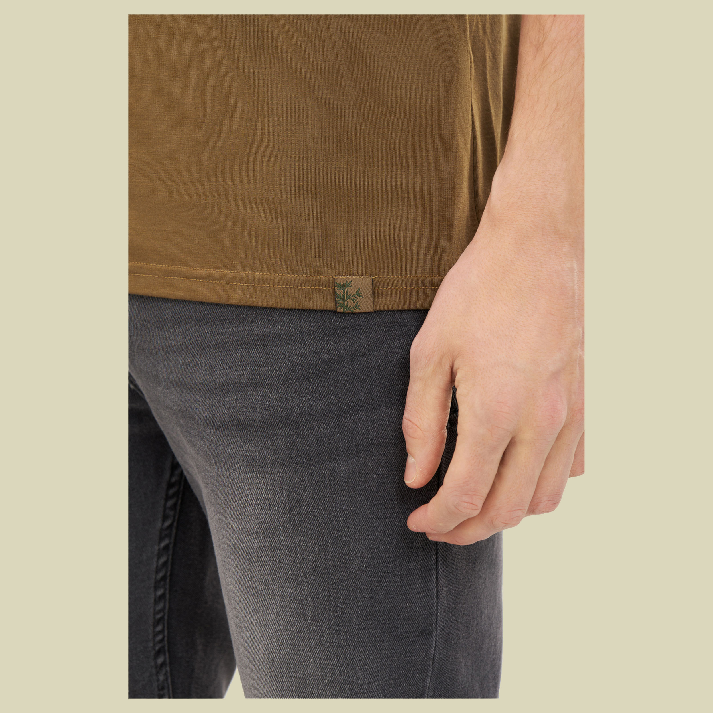 T-Shirt Likelo Bamboo Men XXL grün - olive