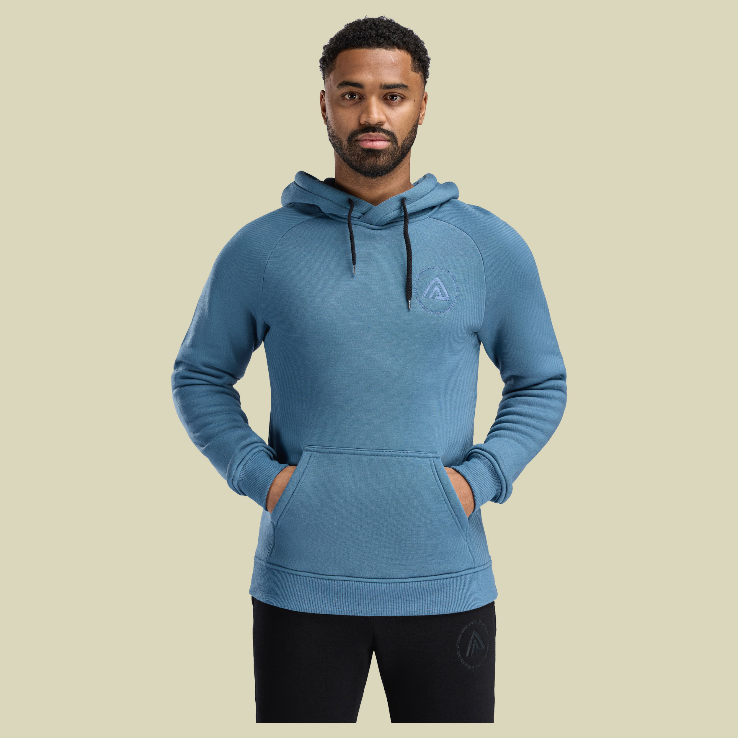 FleeceWool Hoodie Men XXL blue fussion