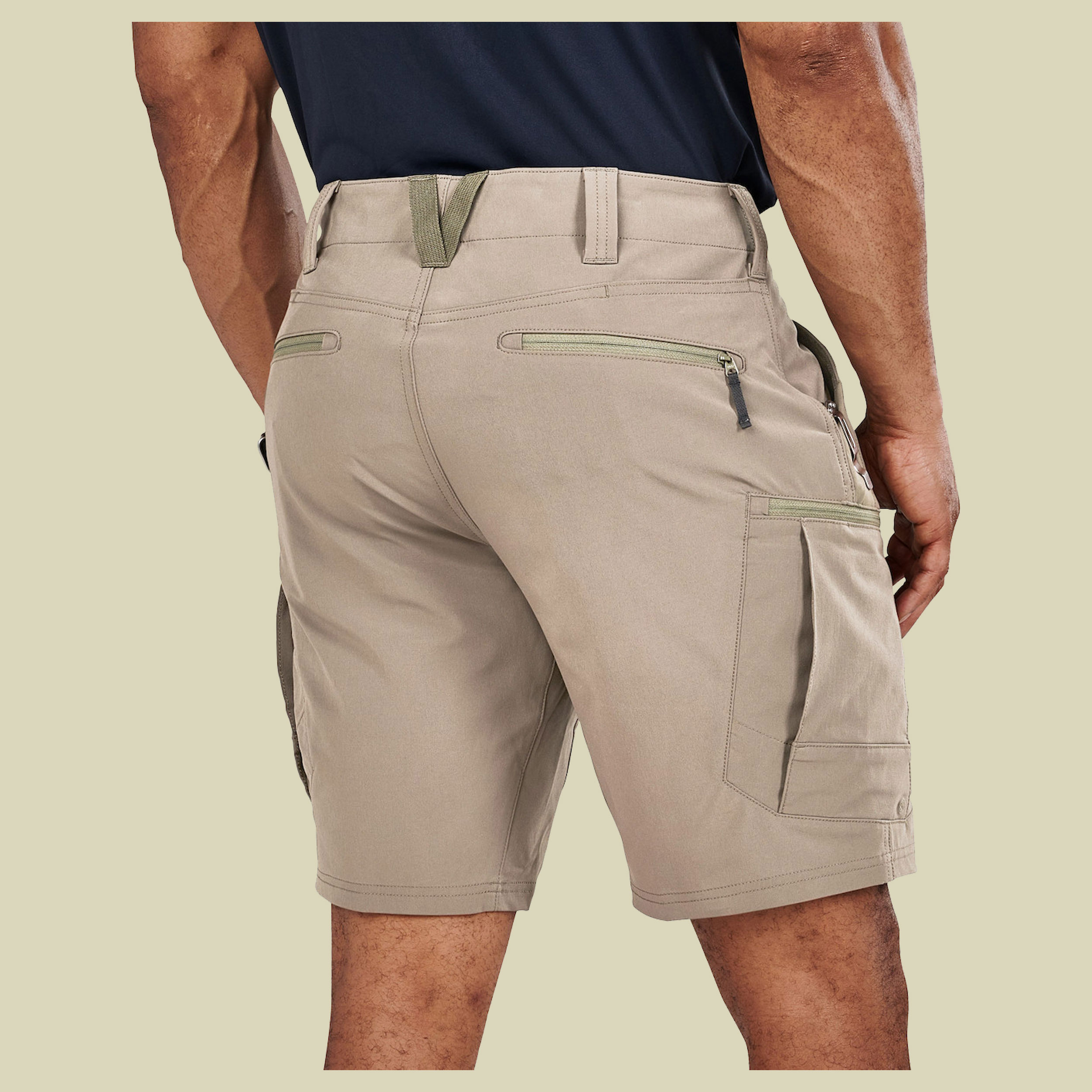 Trail Short Men 38 grau - badlands tan