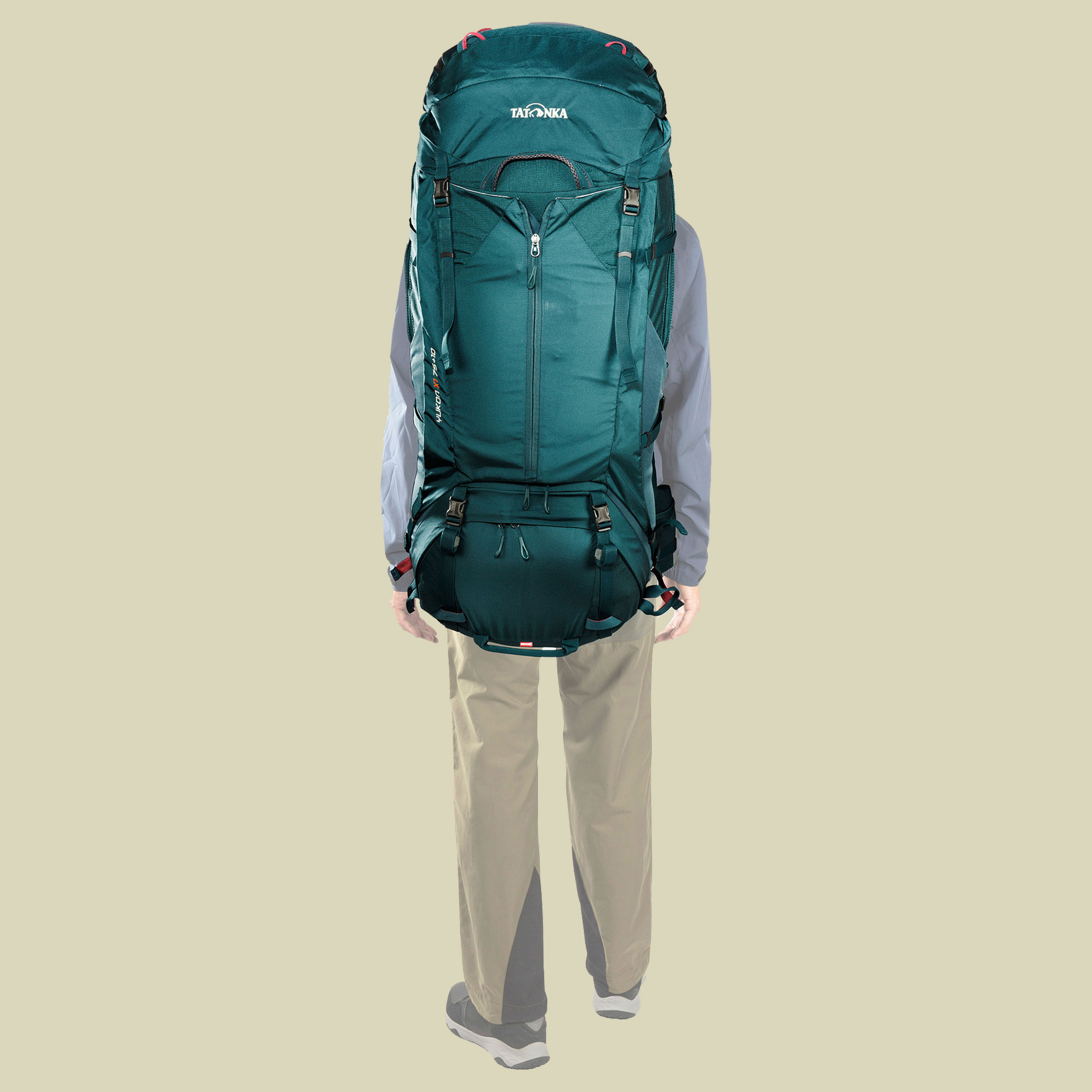 Yukon X1 75+10 grün 75 L + 10 L - Farbe teal green