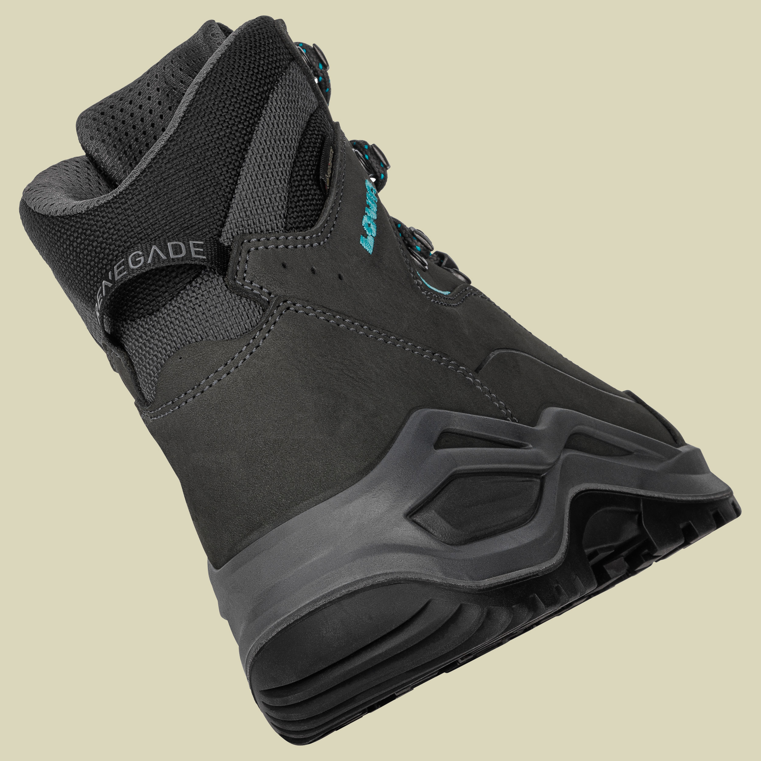 Renegade Evo GTX Mid Wide Women UK 8,5 grau - asphalt/türkis
