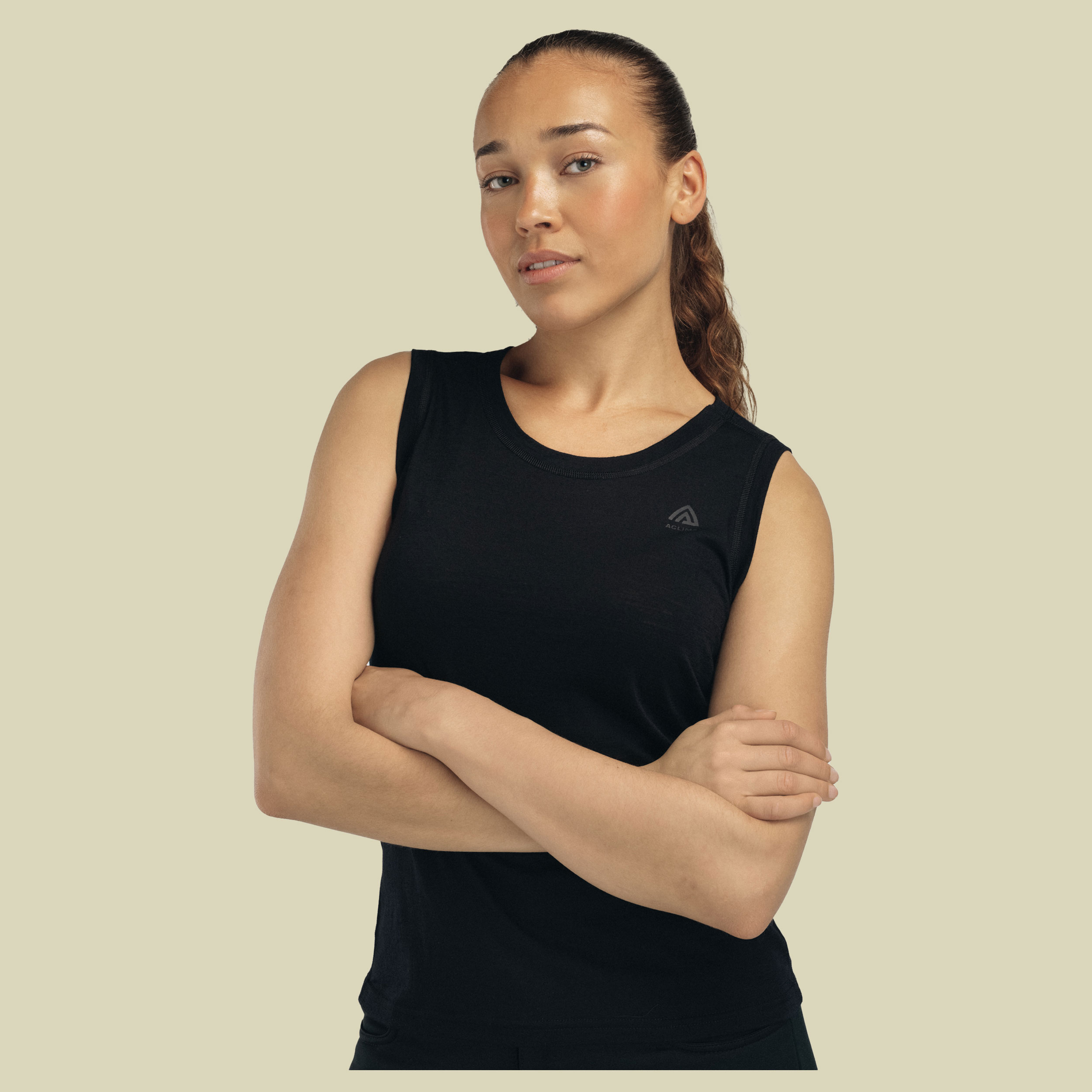 LightWool 140 Singlet V2 Women XL schwarz - jet black