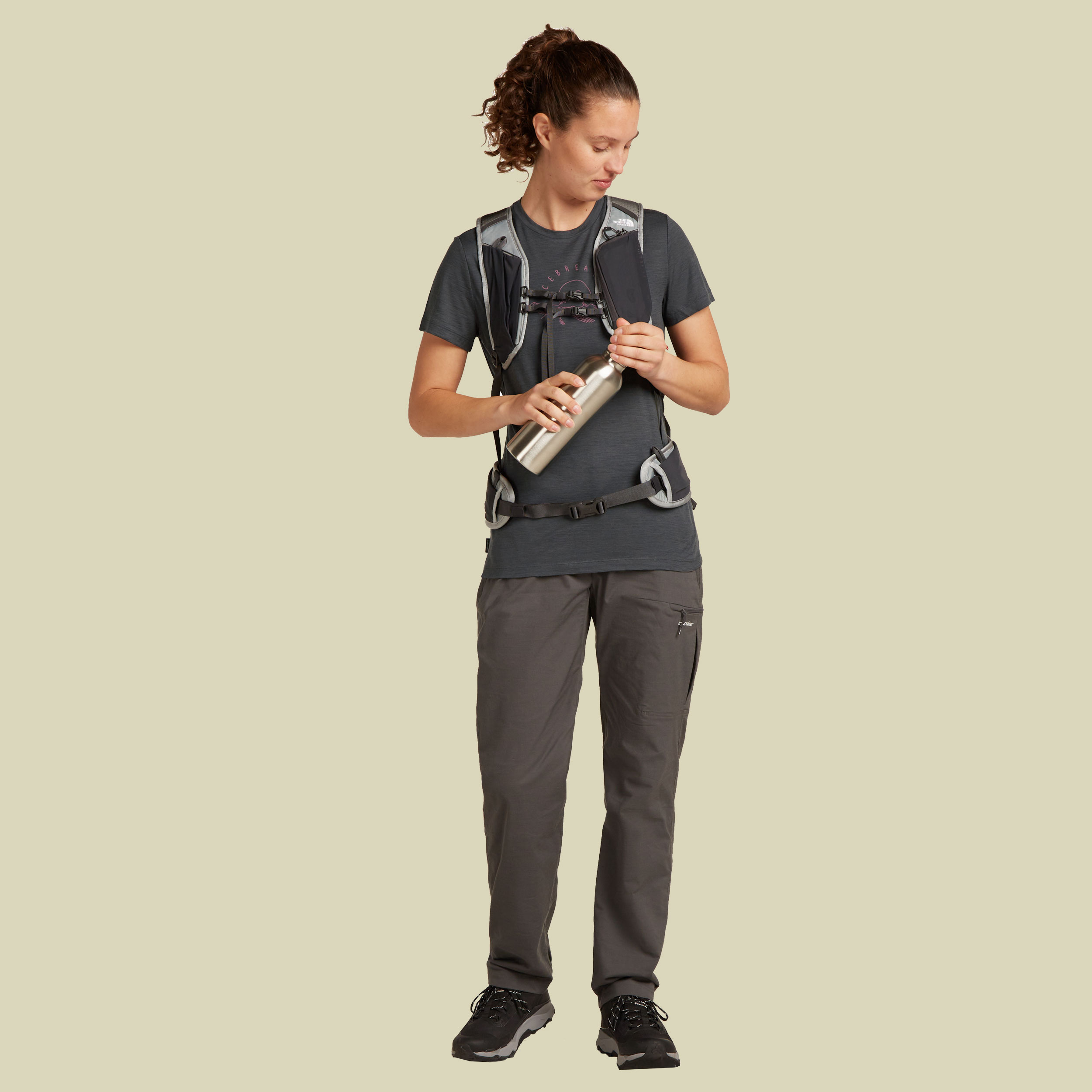 Merino 150 Tech Lite III SS Tee Sunrise Summit Women S grün - obsidian