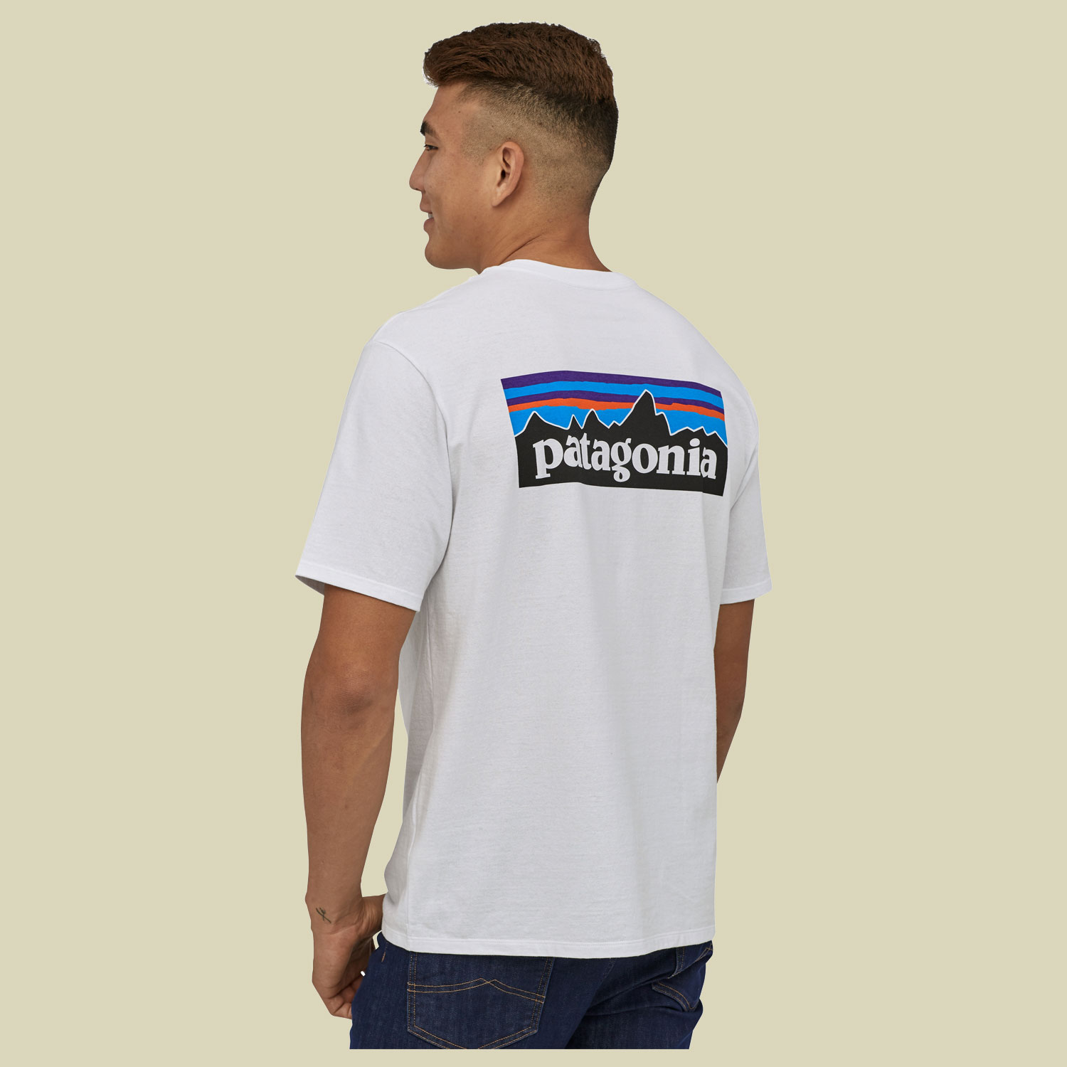P-6 Logo Tee Men Größe S Farbe white