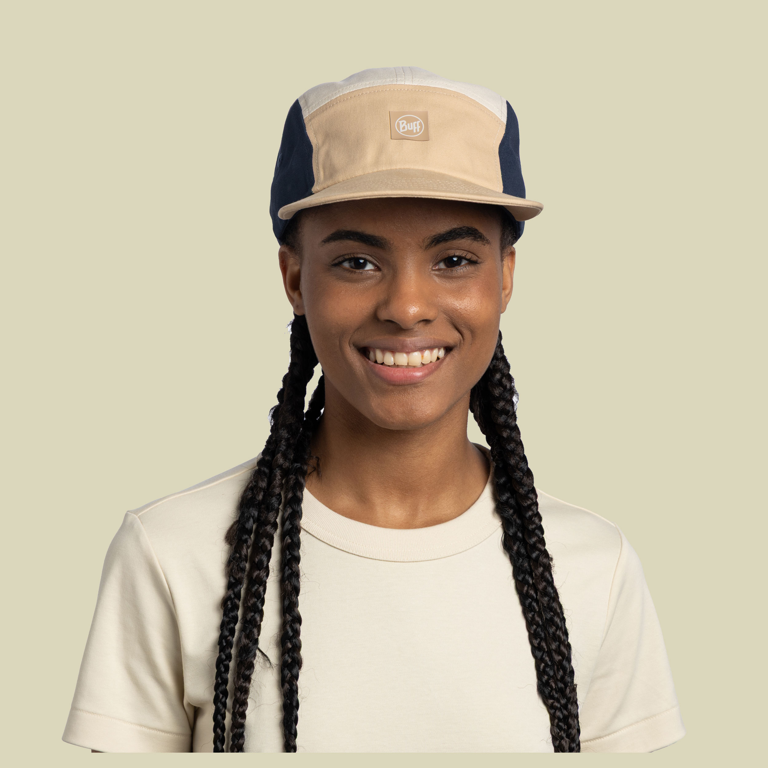 5 Panel Venture Cap one size beige - allvin sand