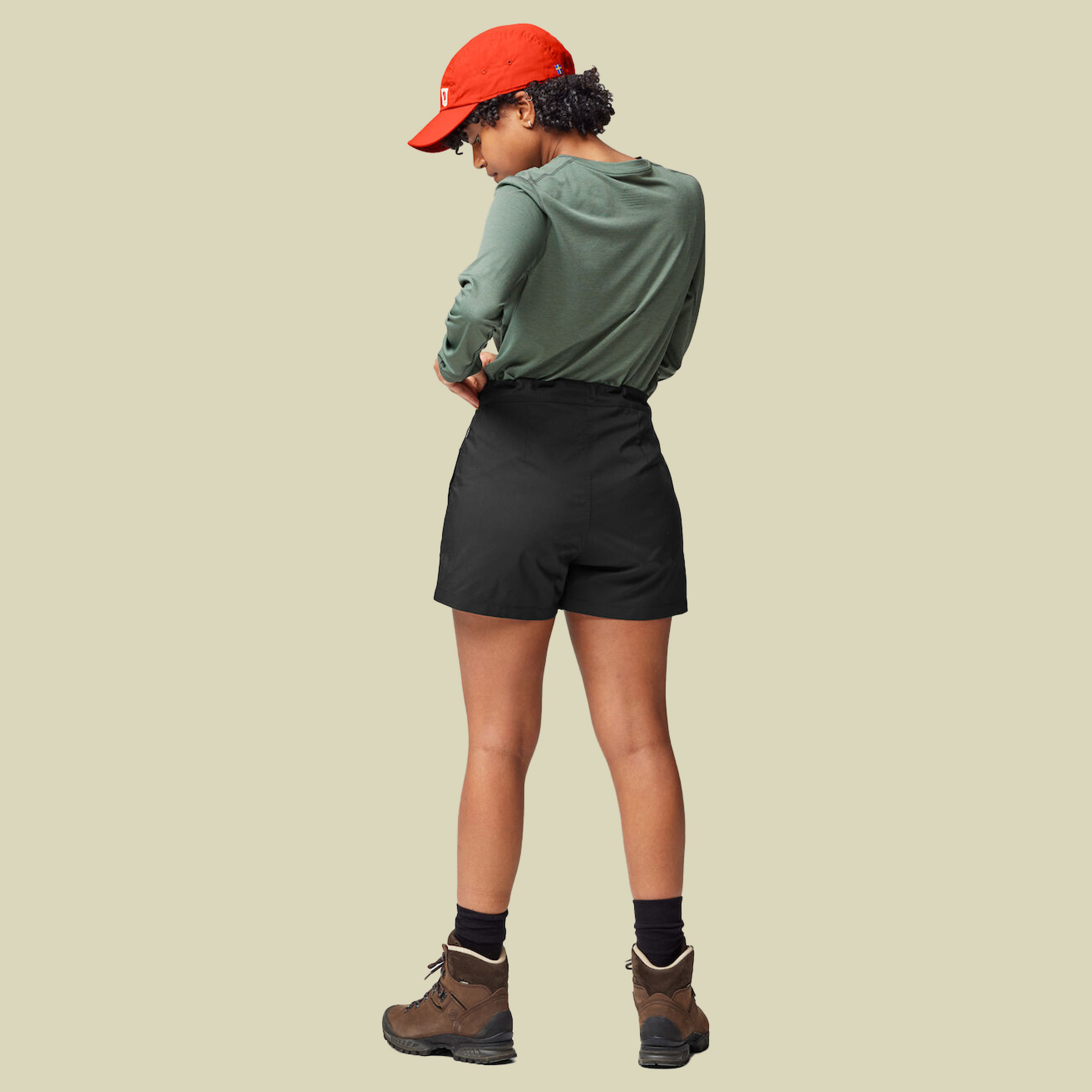 Abisko Hike Shorts Women 38 schwarz - black