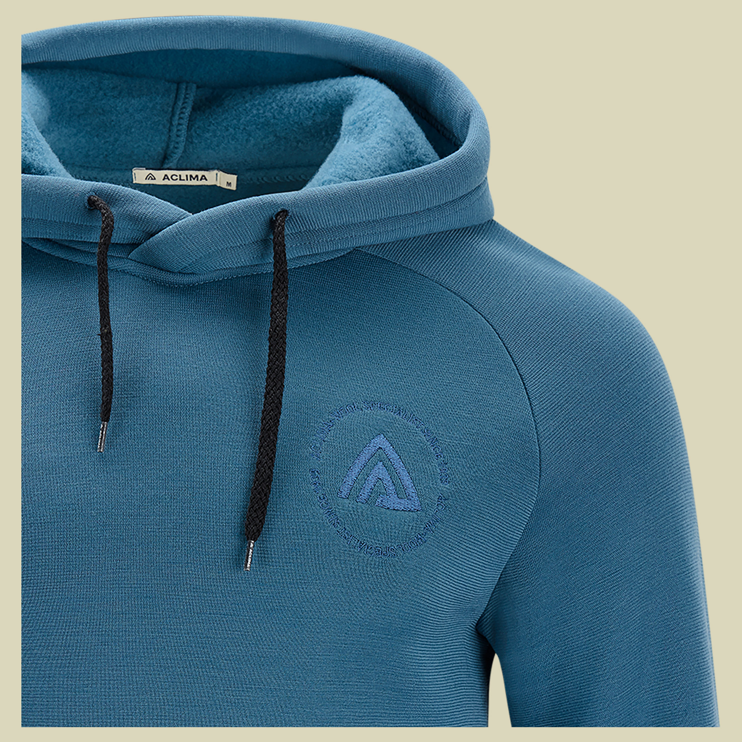 FleeceWool Hoodie Men XXL blue fussion