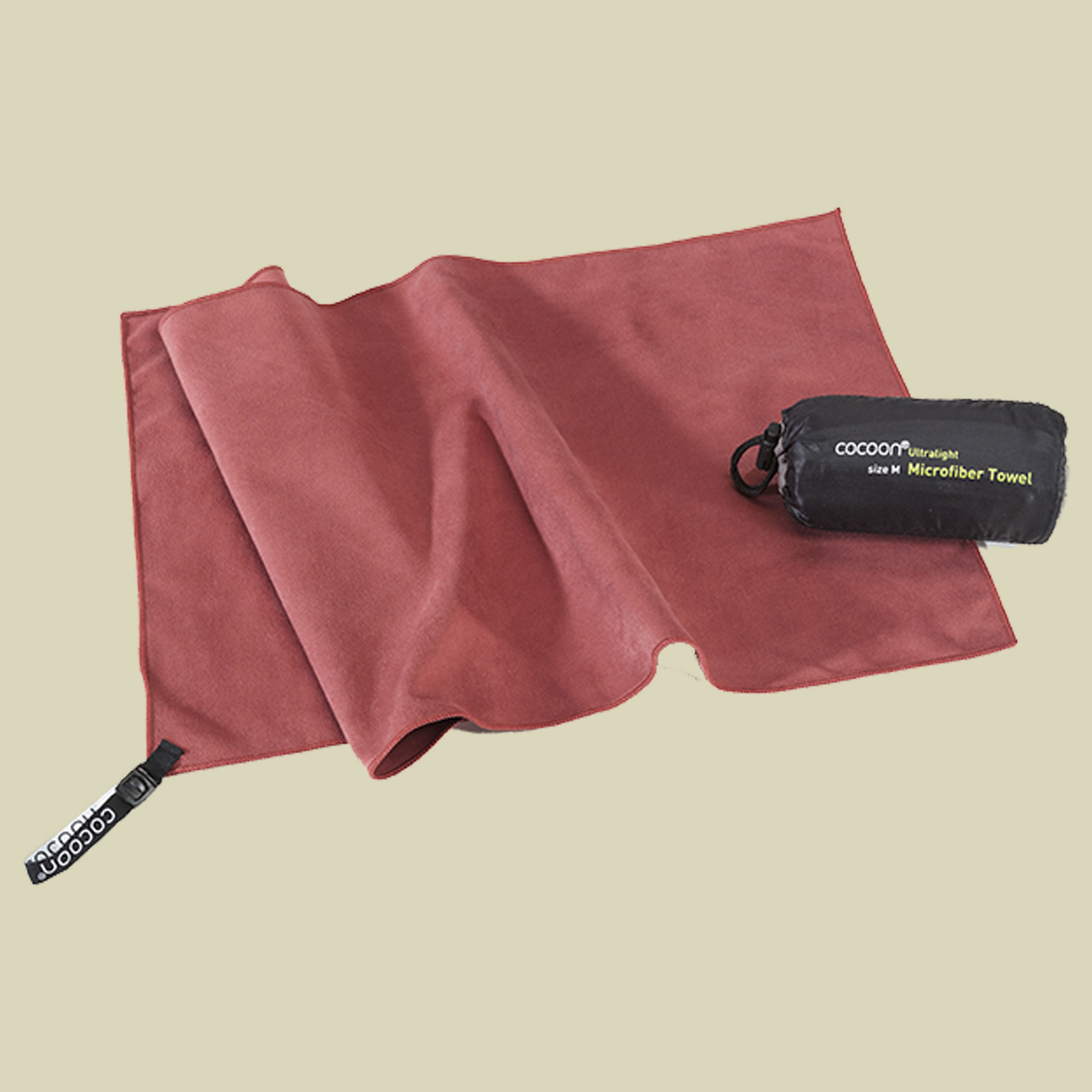 Towel Ultralight Größe x-large Farbe marsala red