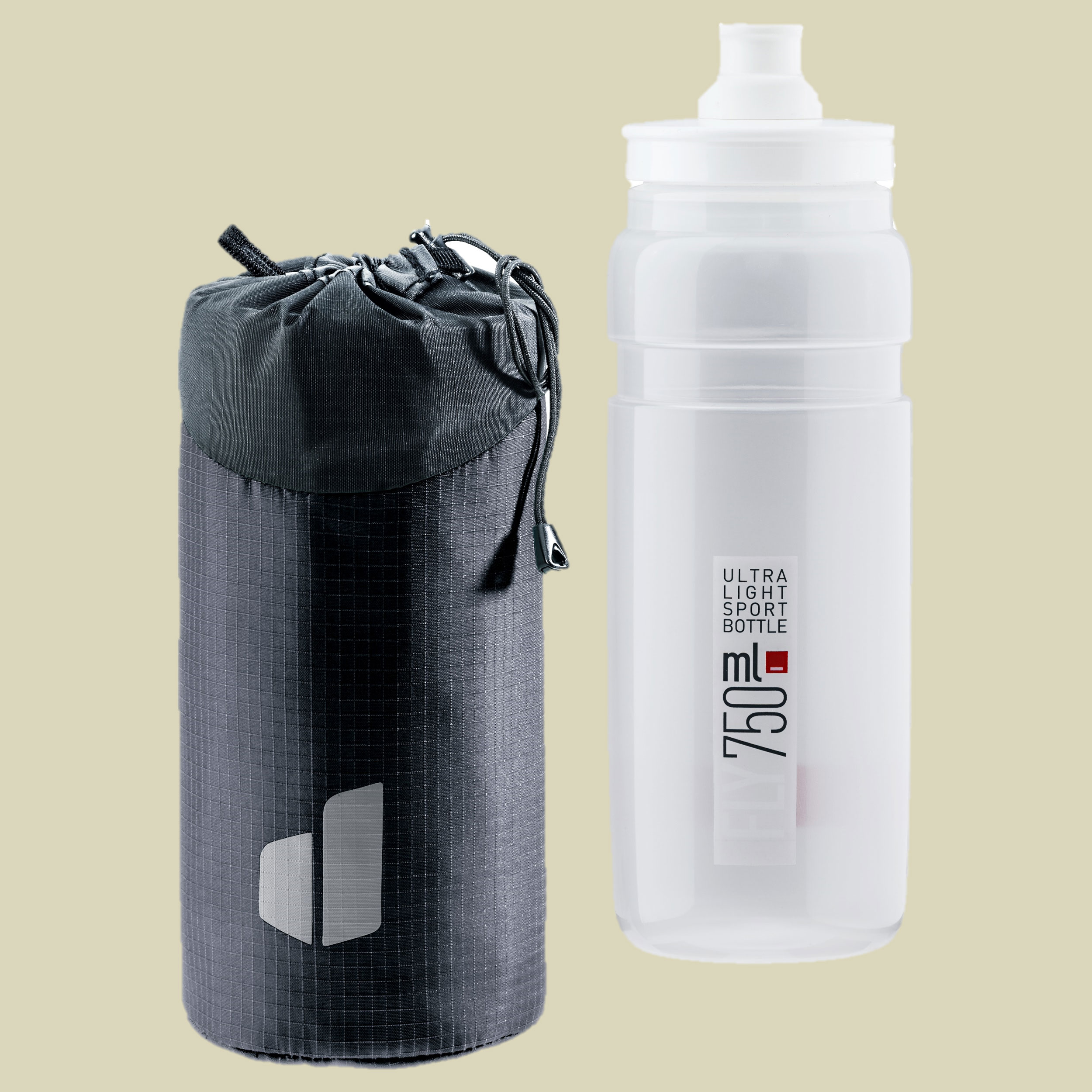 Insulated Bottle Holder Farbe black