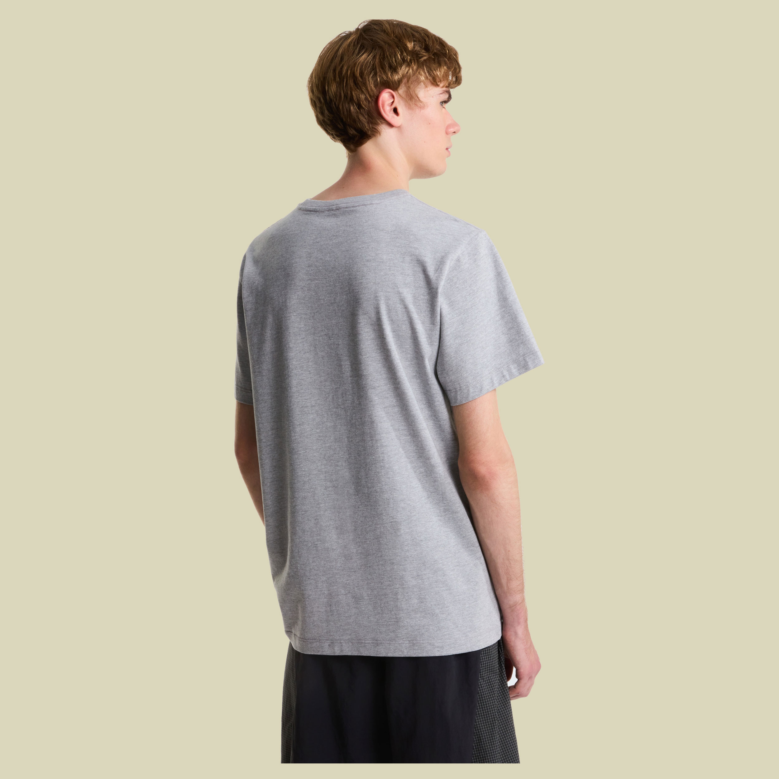 Evolution Simple Dome Regular Short SL Man XXL grau meliert - Farbe TNF pale grey heather