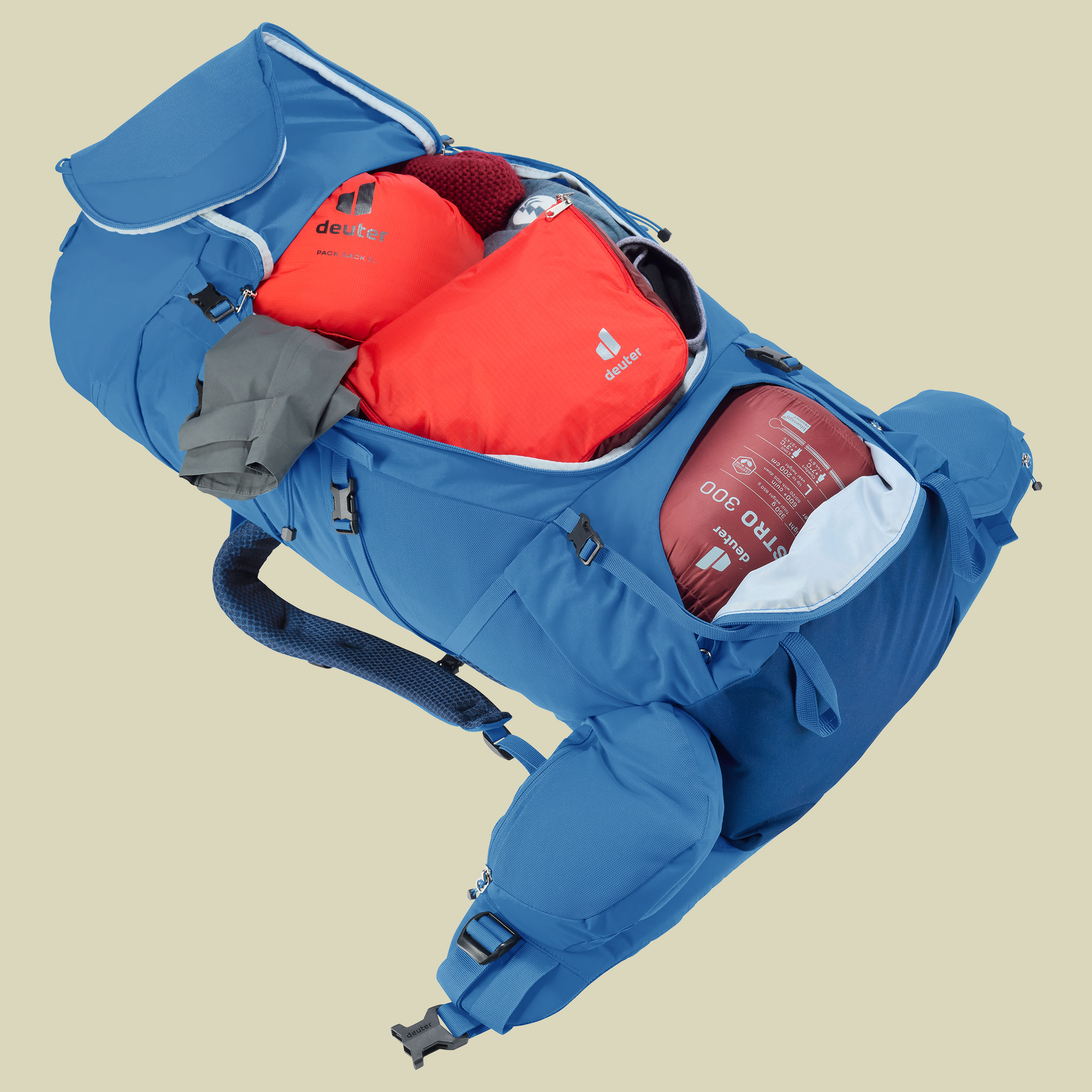 Aircontact Core 50+10 50 + 10 blau - baltic-nightblue