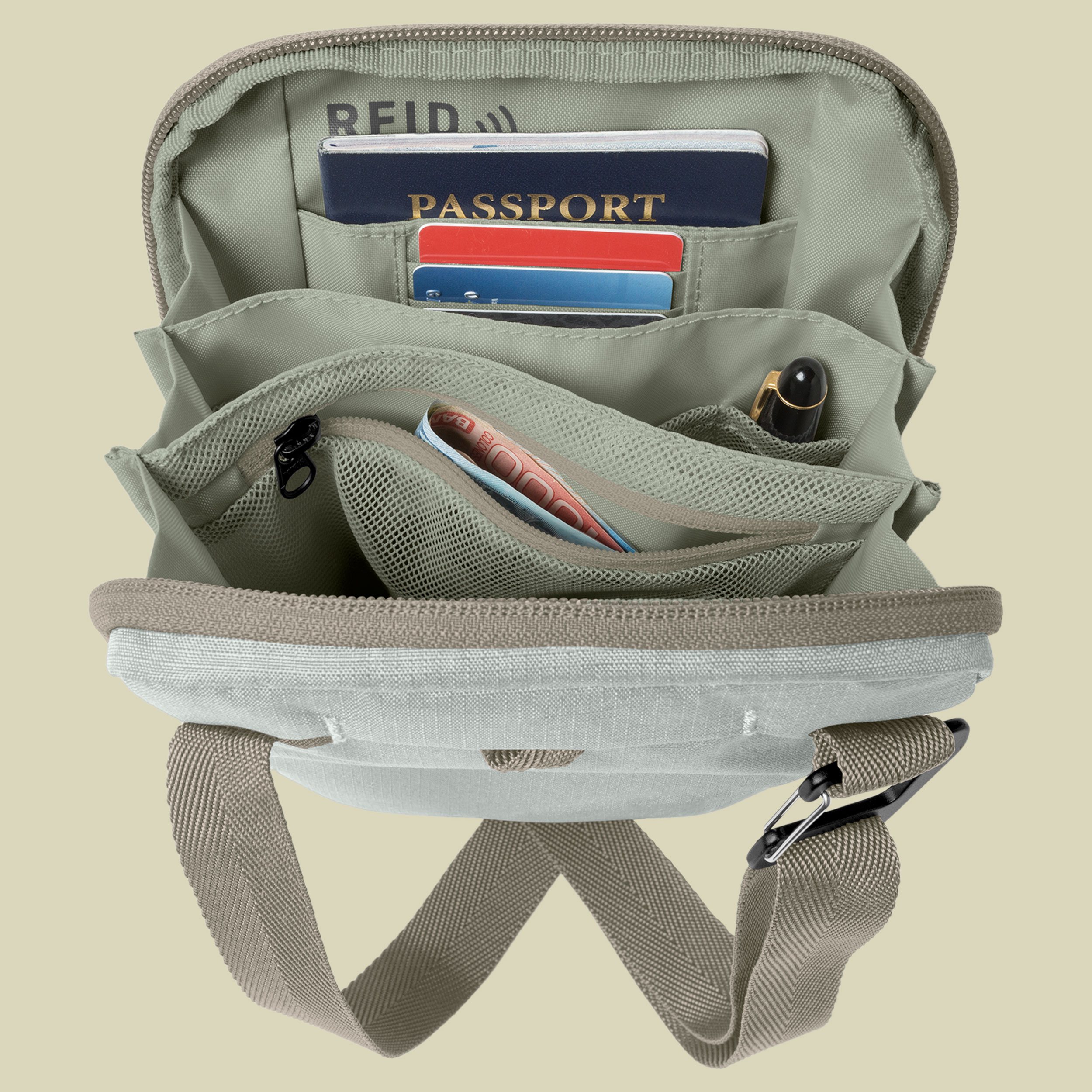 Stash RFID Crossbody Bag one size grau - storm grey