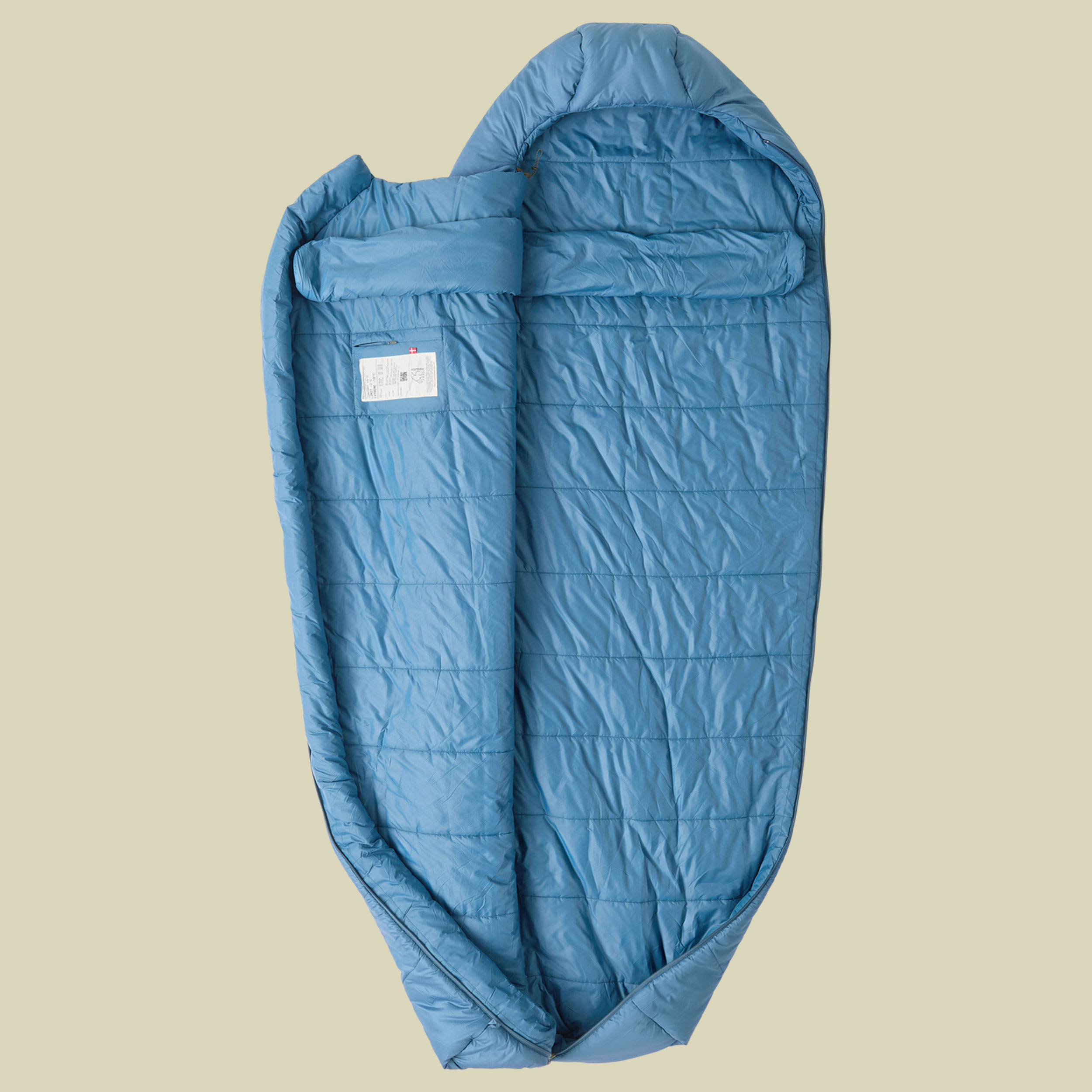 Bjarni 0 Grad Mummy Sleeping Bag 205 cm links - aegan blue XL