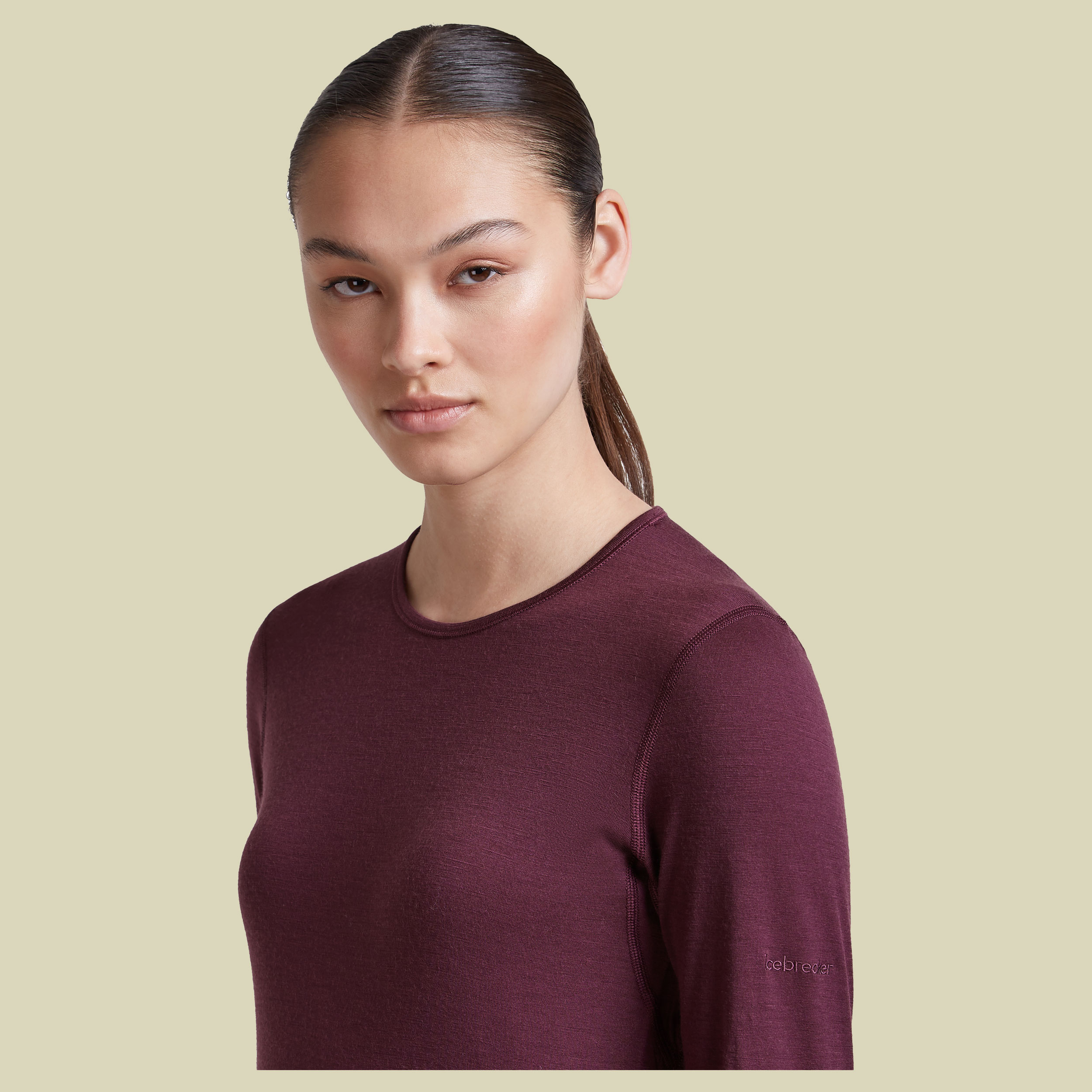 Oasis LS Crewe 200 Women lila XL - dark berry