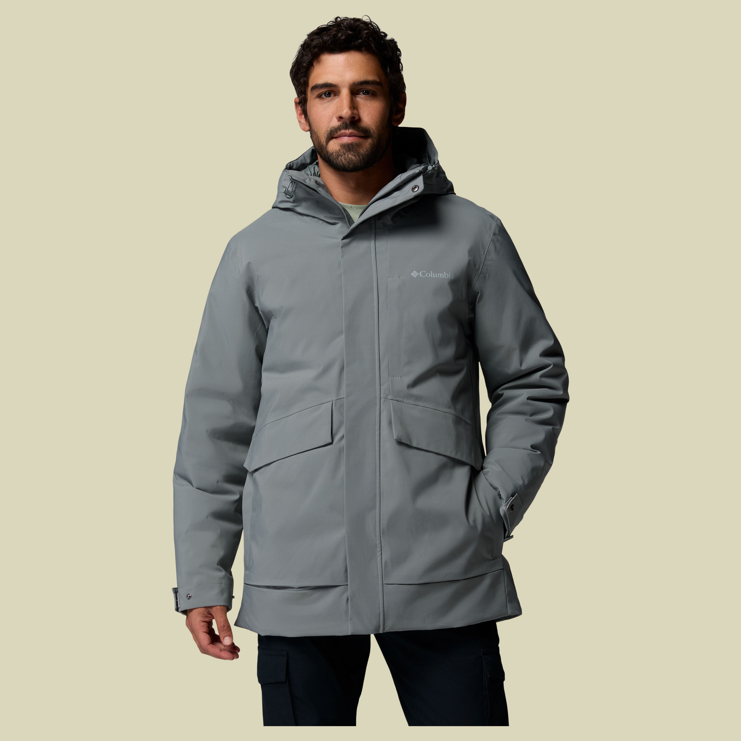 Street Heights Parka Men XL grau - sedona sage