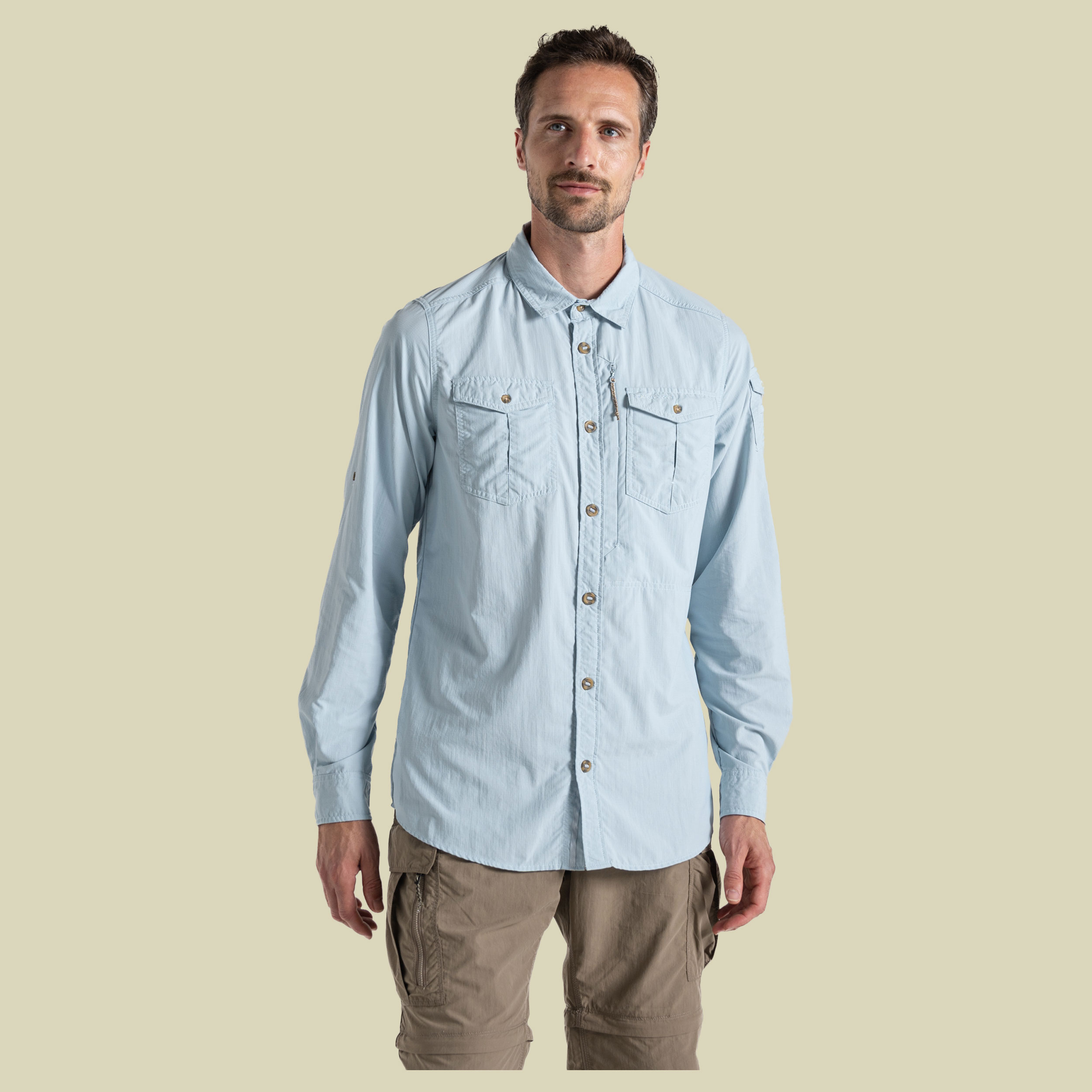 NosiLife Adventure Long Sleeved Shirt III Men S blau - niagra blue