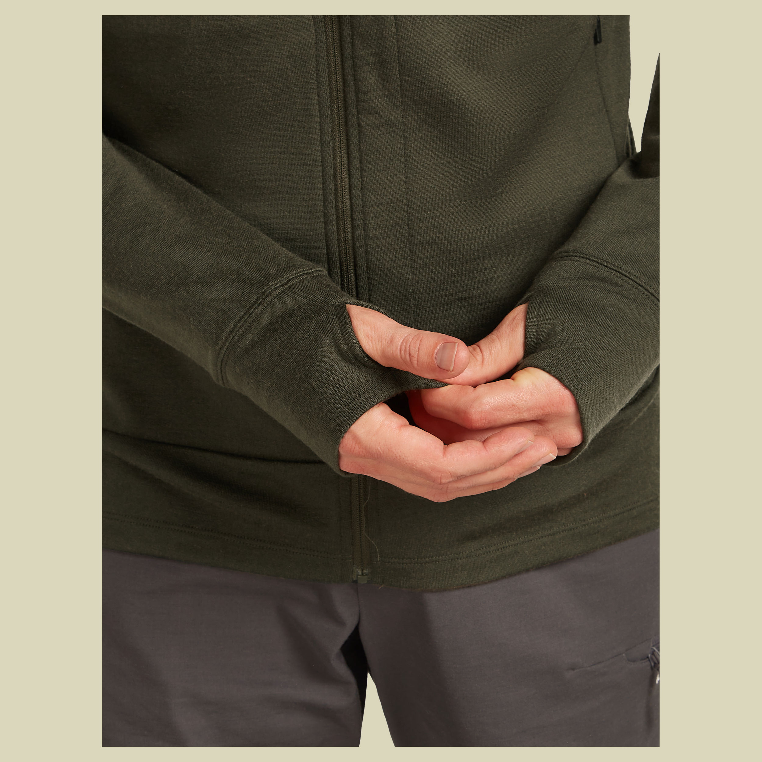Merino 260 Quantum IV LS Zip Men XXL grün - dark loden