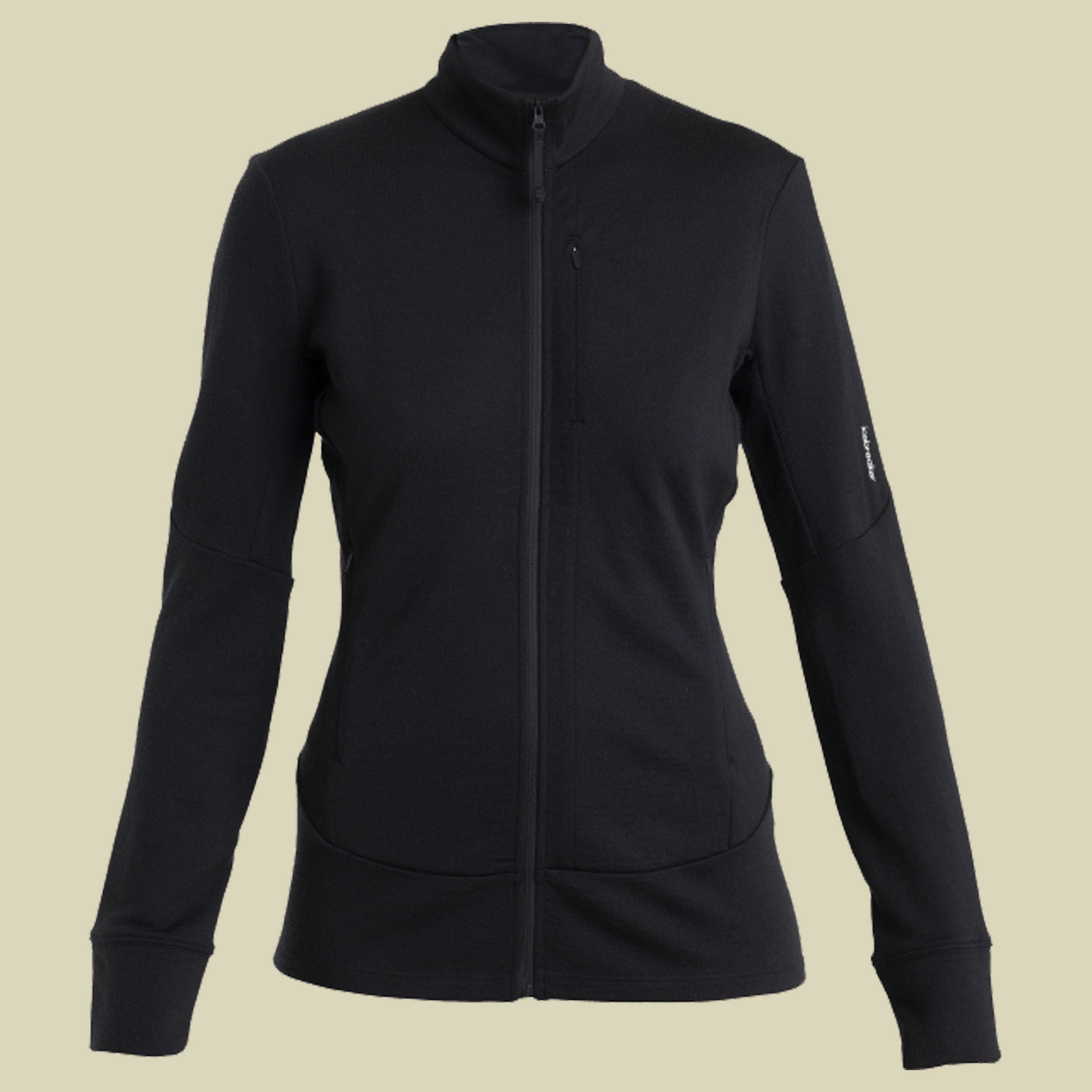 Merino 260 Quantum IV LS Zip Women M schwarz-1 - black