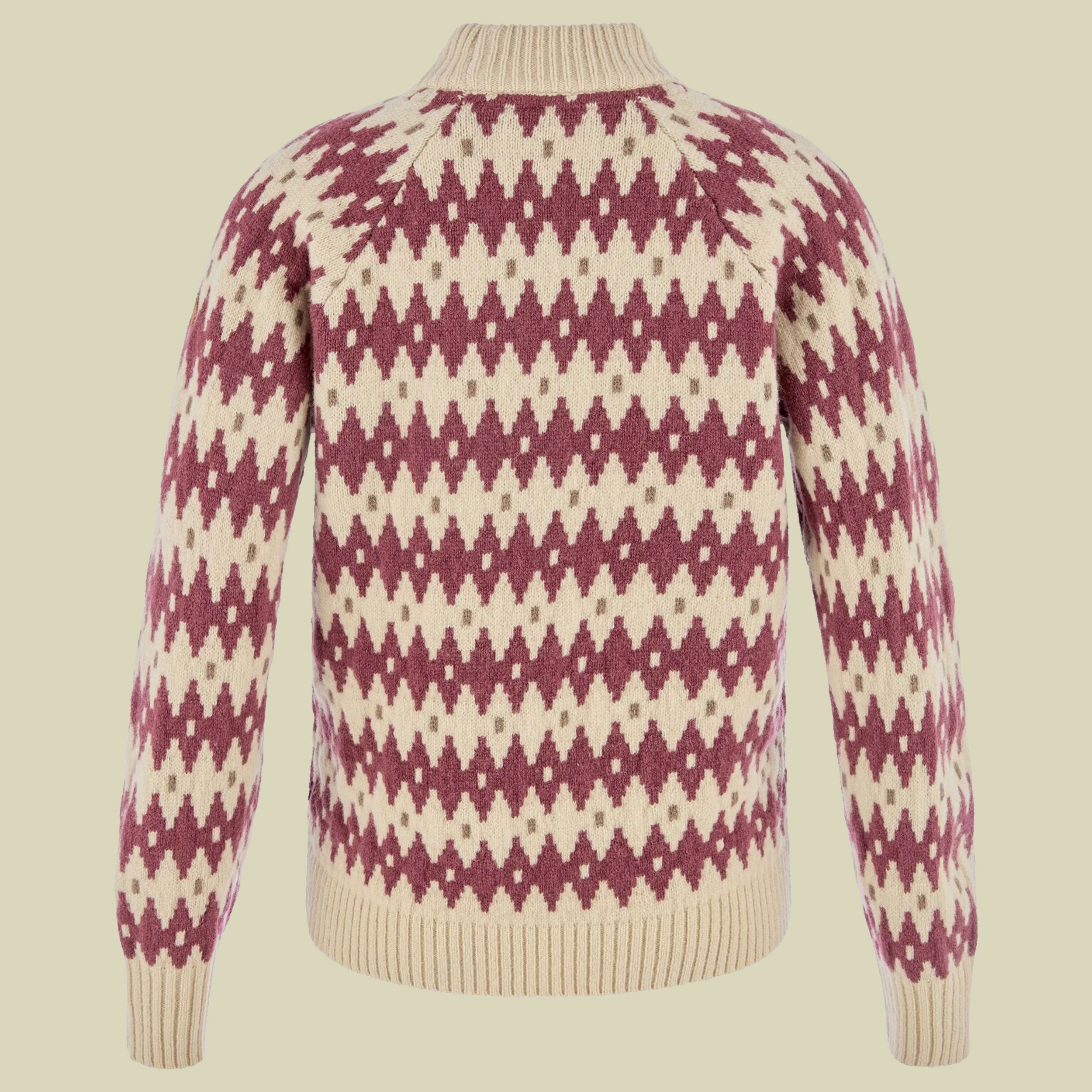 Övik Jacquard Knit Women XL rot - light beige-mesa purple