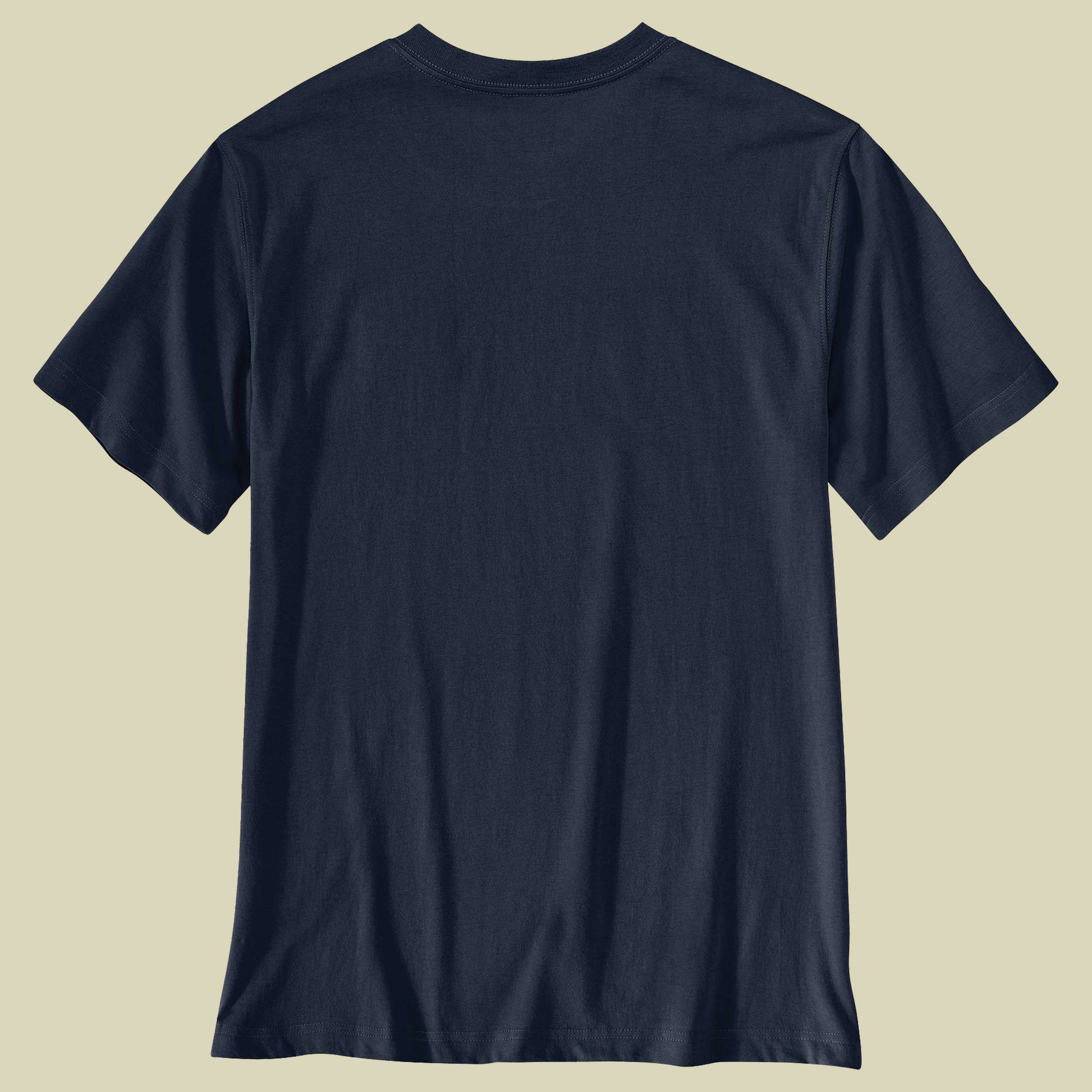 Irvine Relaxed Layered Logo T-Shirt Men L blau - Farbe navy