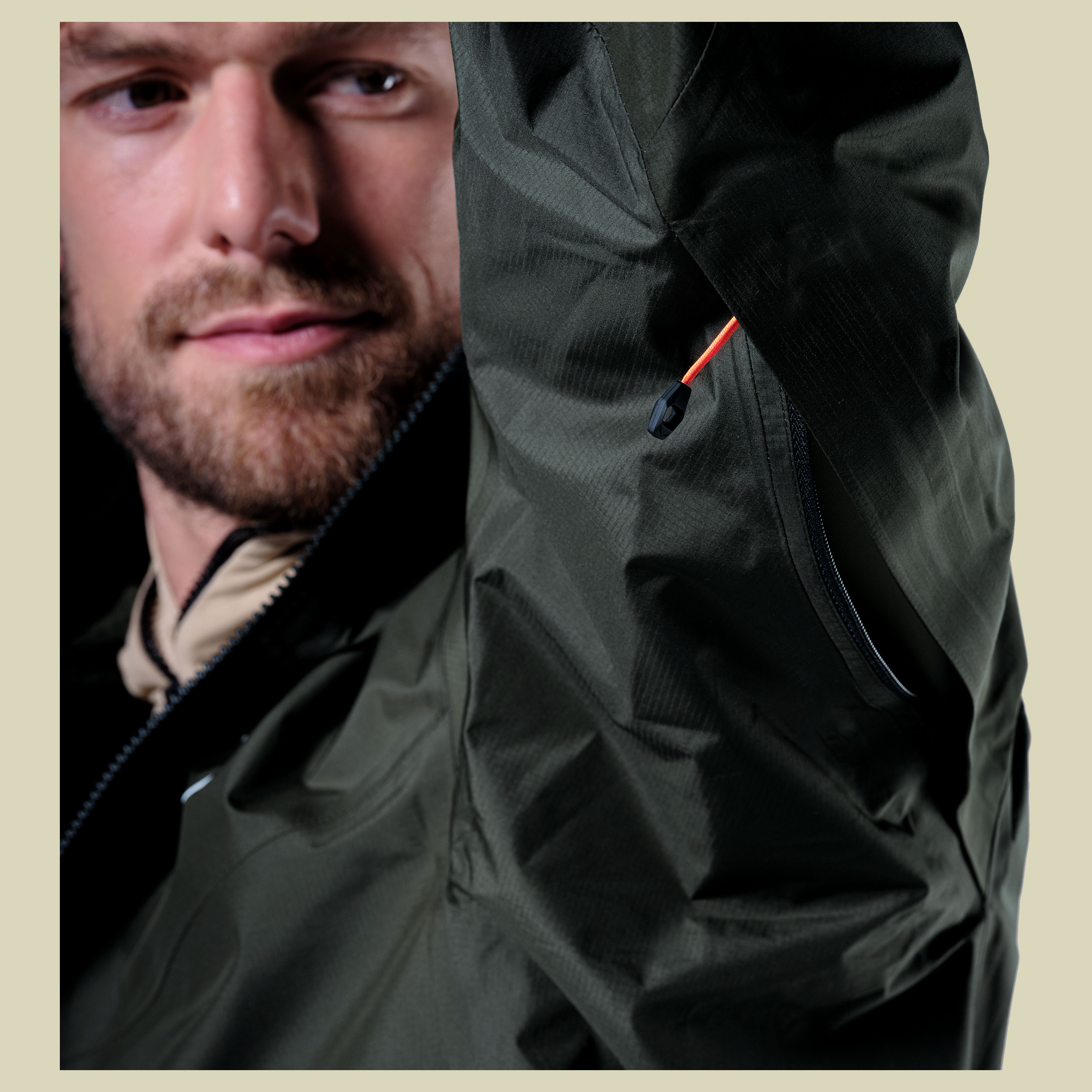 Puez PTX Hybrid Jacket Men M grün - dark olive