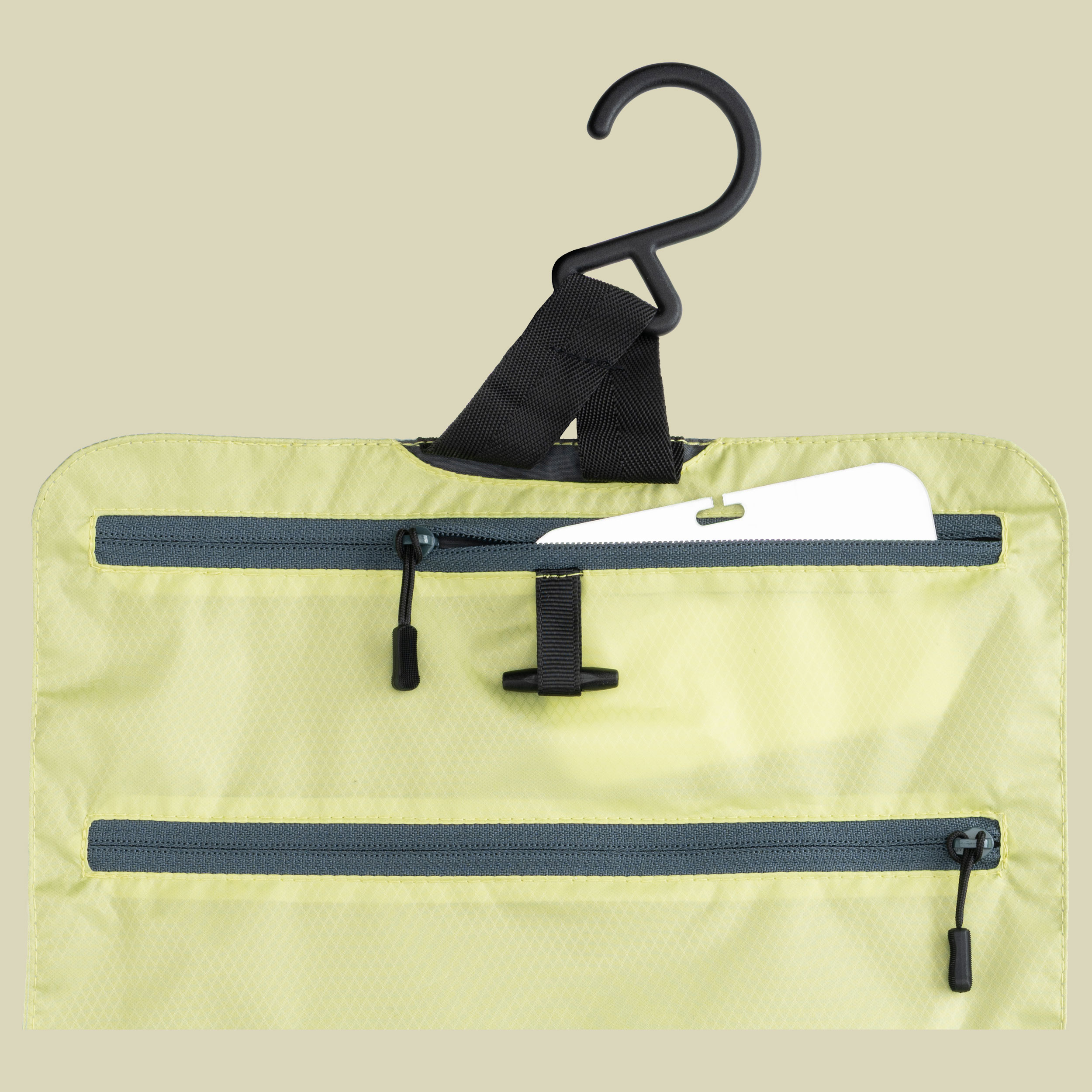 Hanging Toiletry Kit Minimalist Light star grey/wild lime