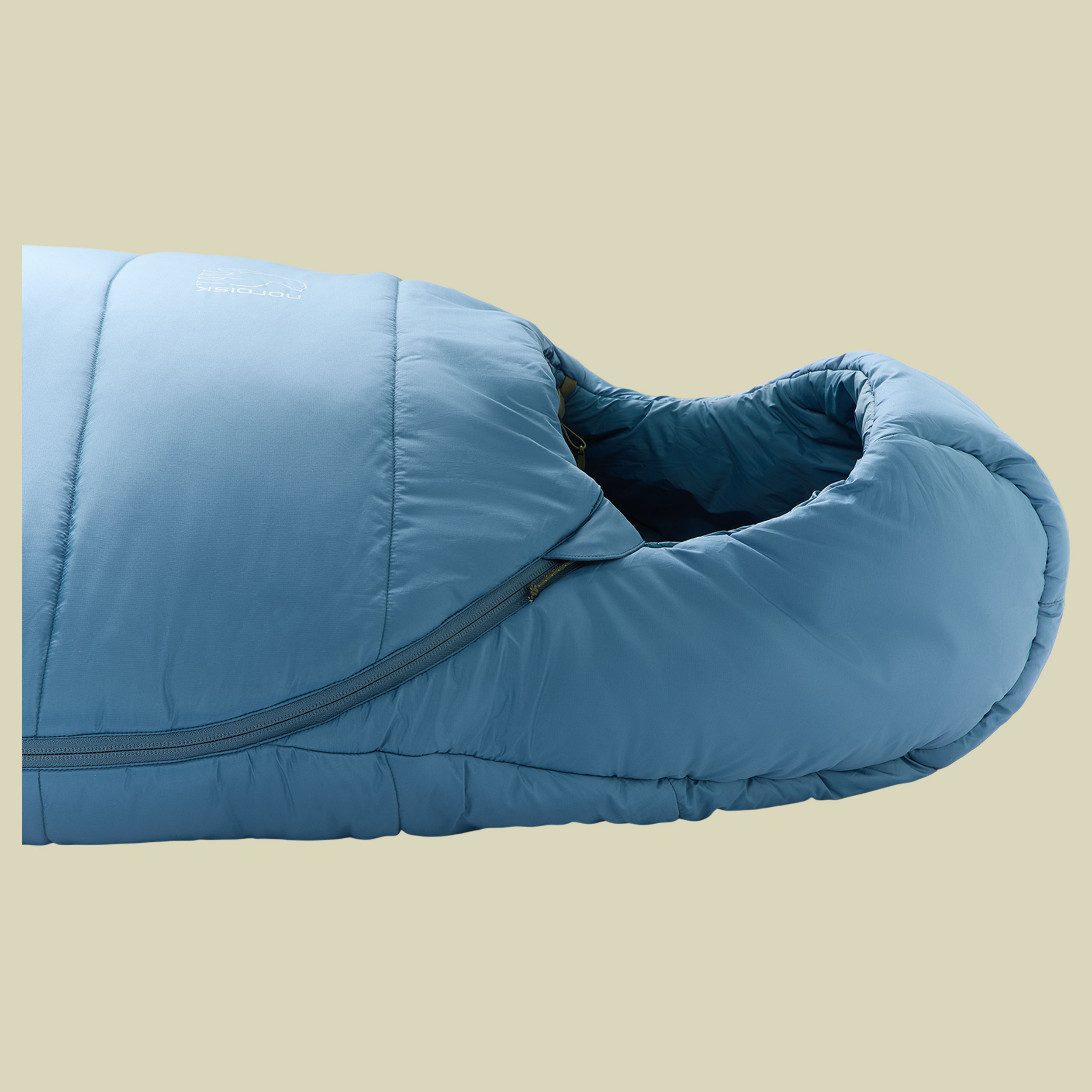 Bjarni 0 Grad Mummy Sleeping Bag 205 cm links - aegan blue XL