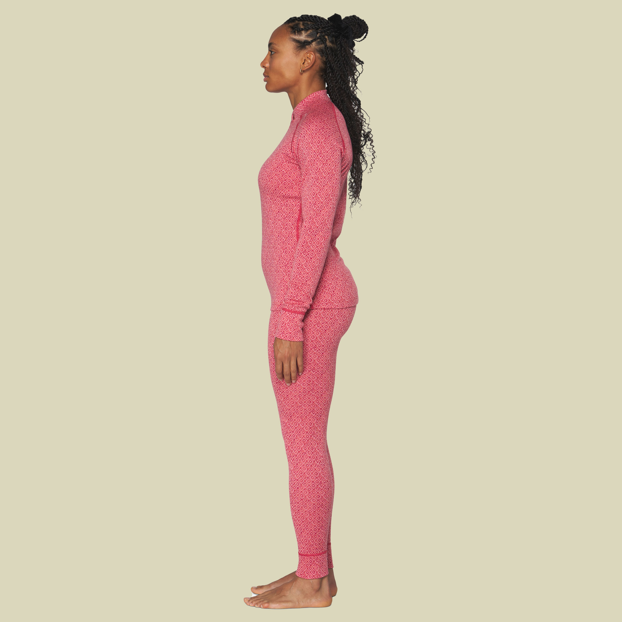 Signaure Silk 230 Cross Neck Woman XL pink - apricot