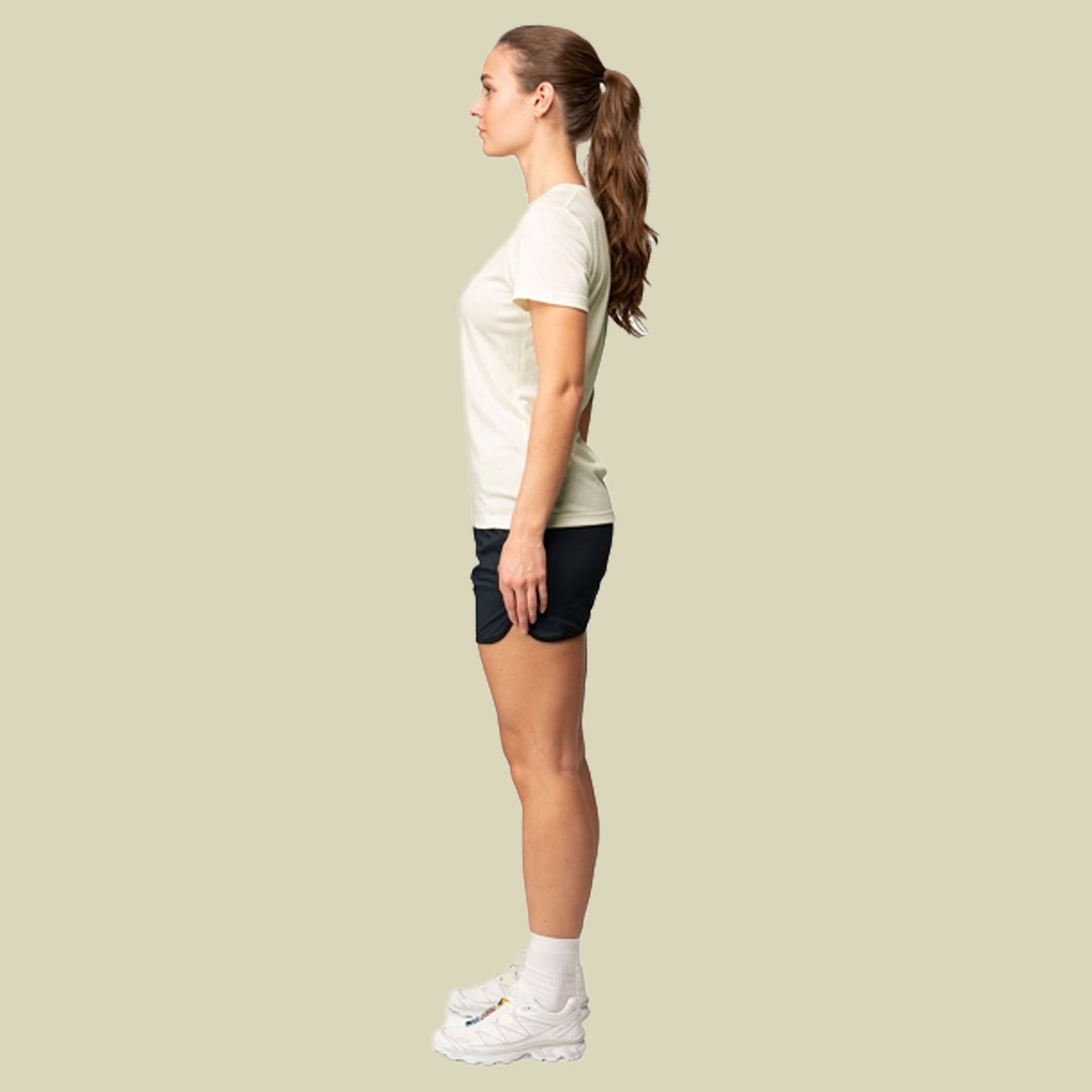 Classic Flowers Tee Woman XS weiß - white