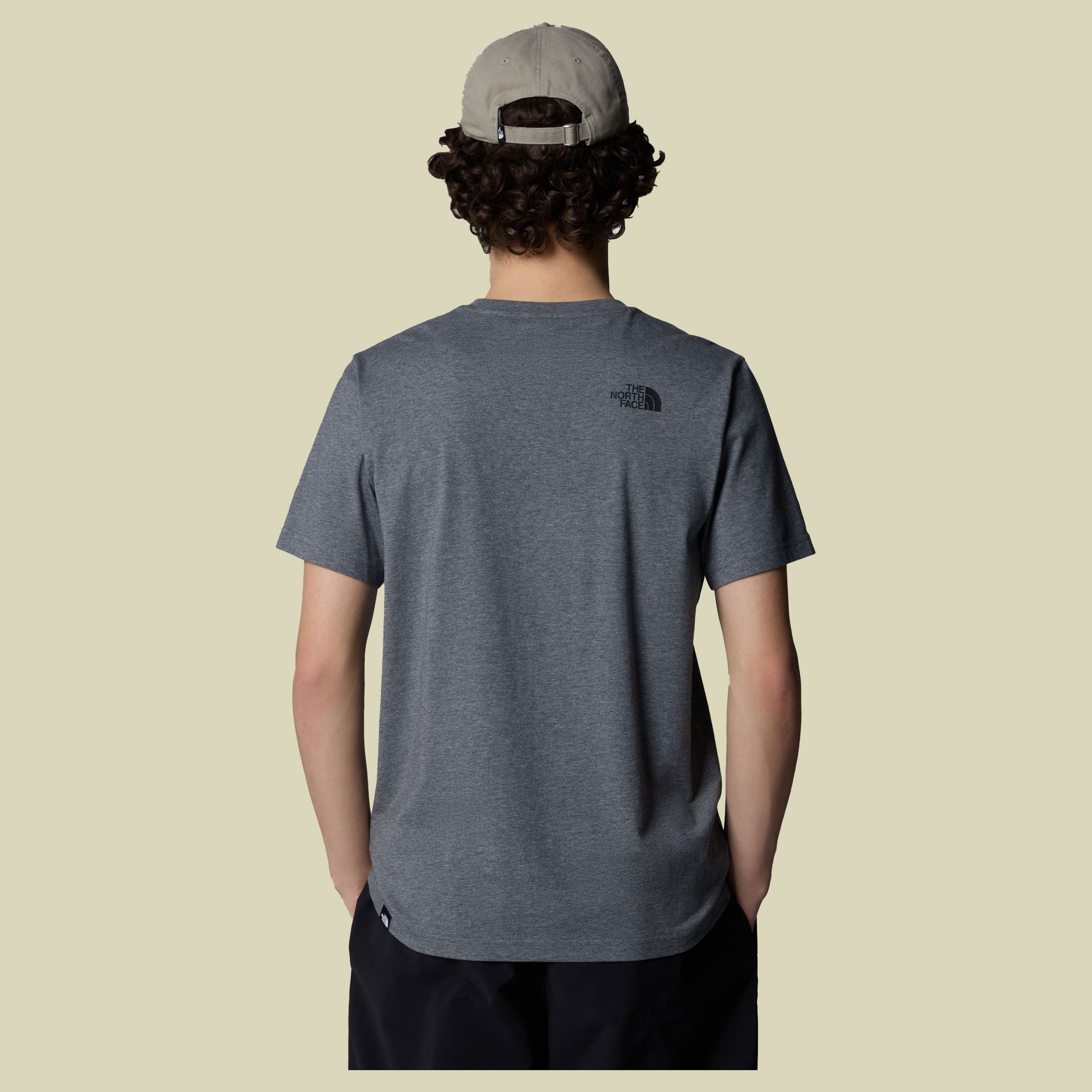 S/S Simple Dome Tee Men S grau - TNF medium grey heather