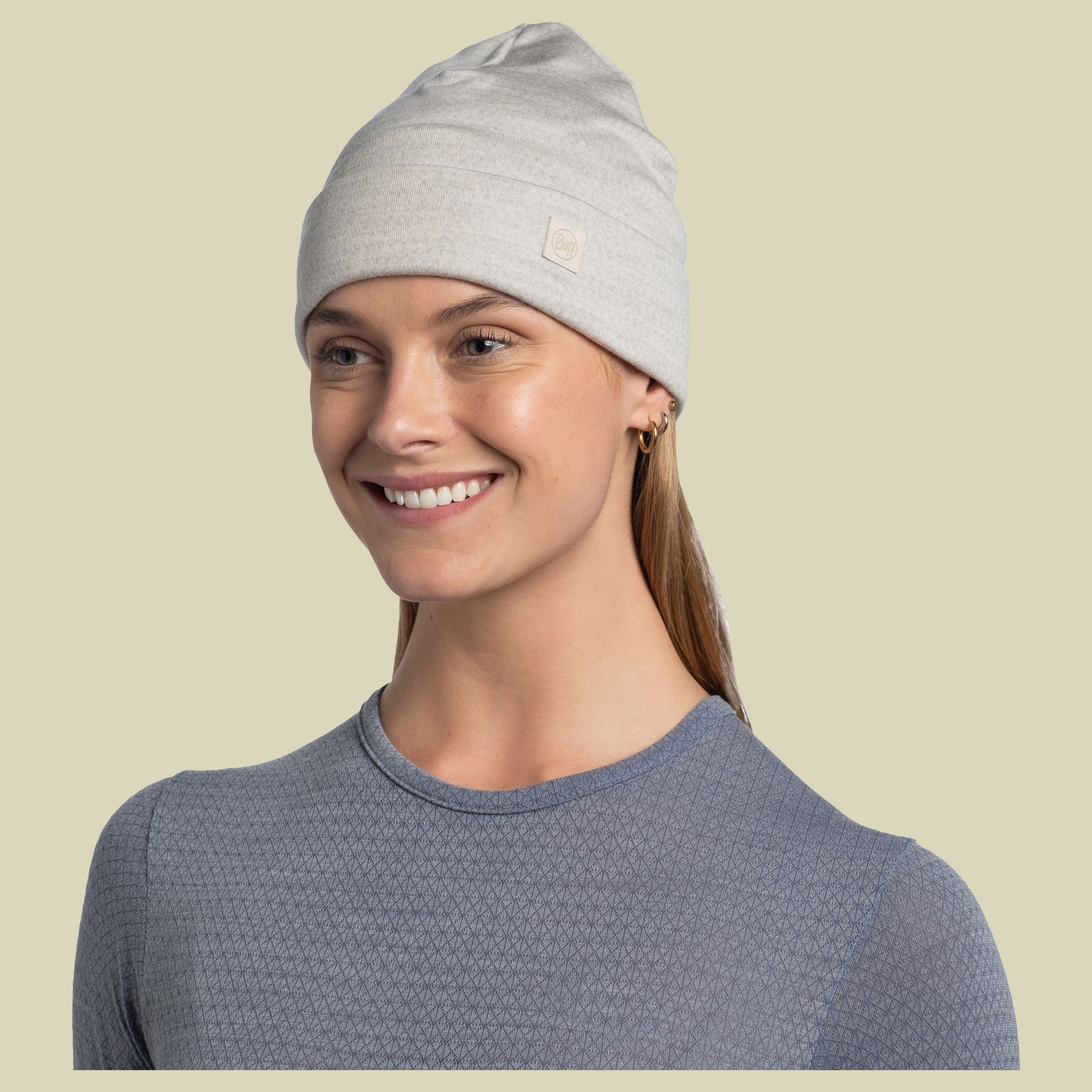 Heavyweight Merino Wool Hat grau - solid cloud