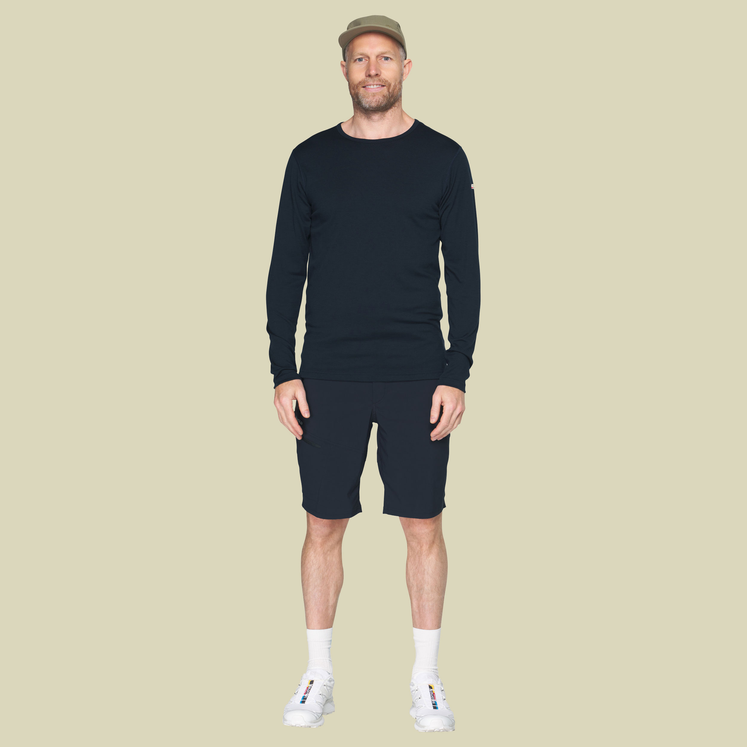 Breeze Plus Merino 200 Shirt Man M blau - ink