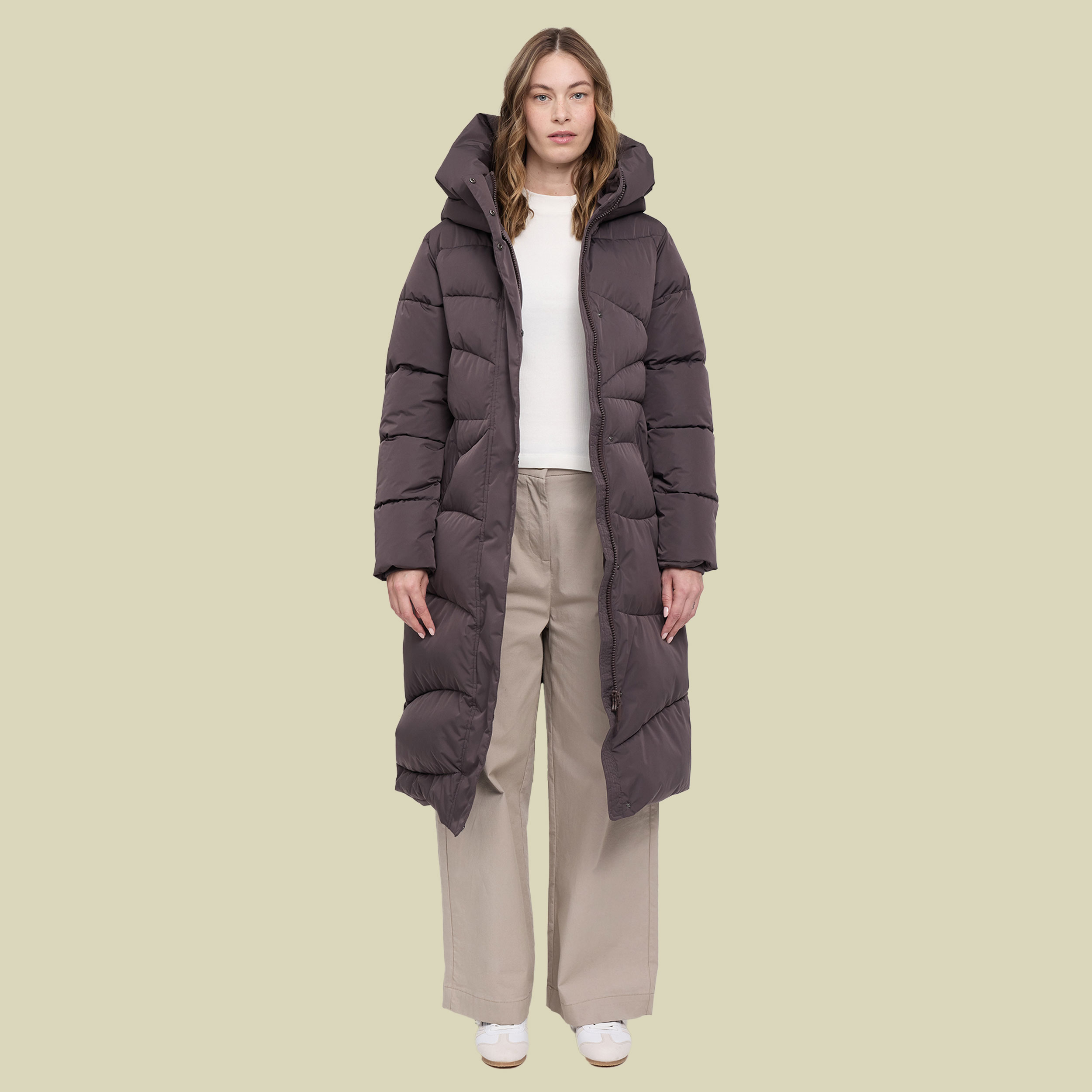Waves Quilt Puffer Coat Women