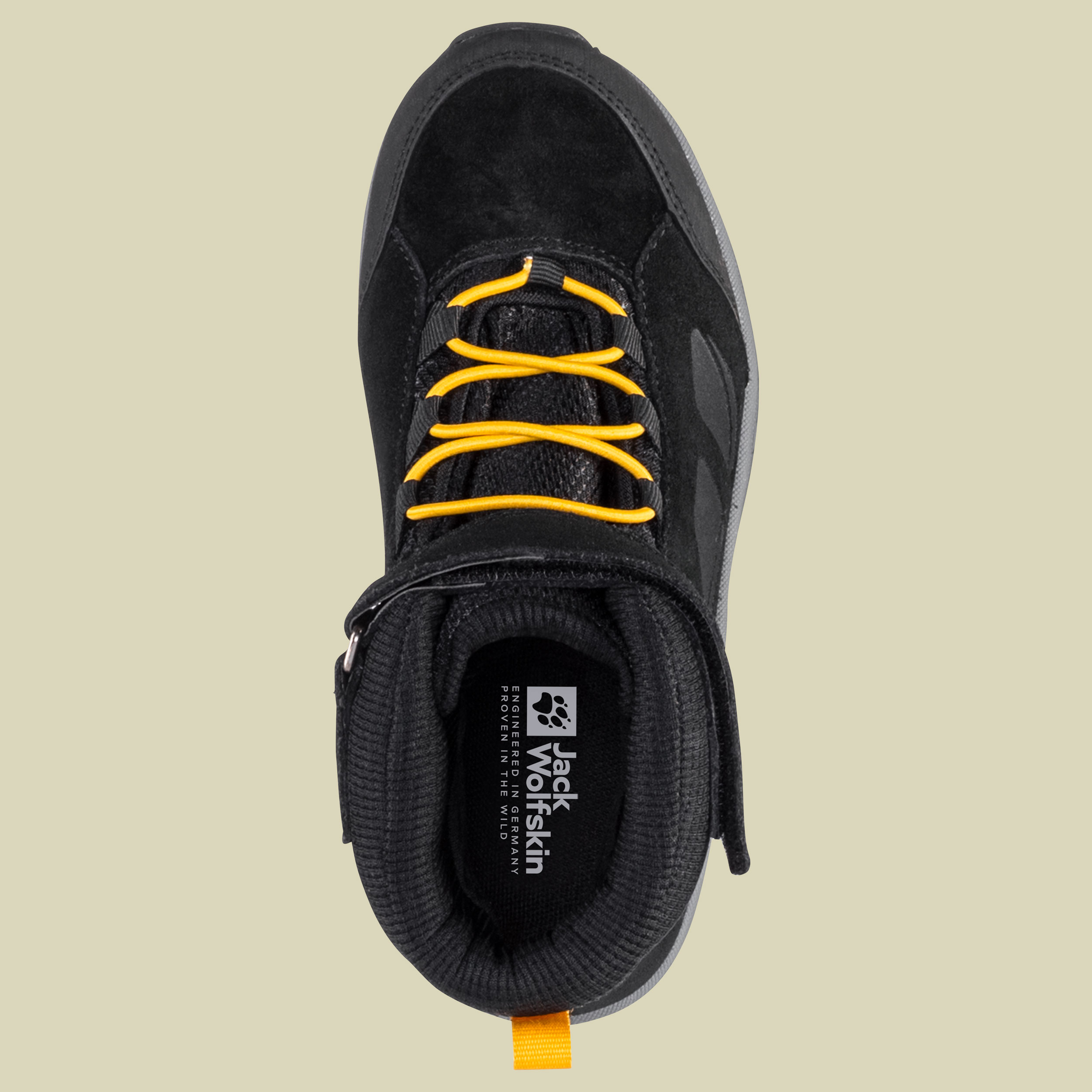 Vojo LT Texapore Mid Kids Größe 40 Farbe black/burly yellow XT