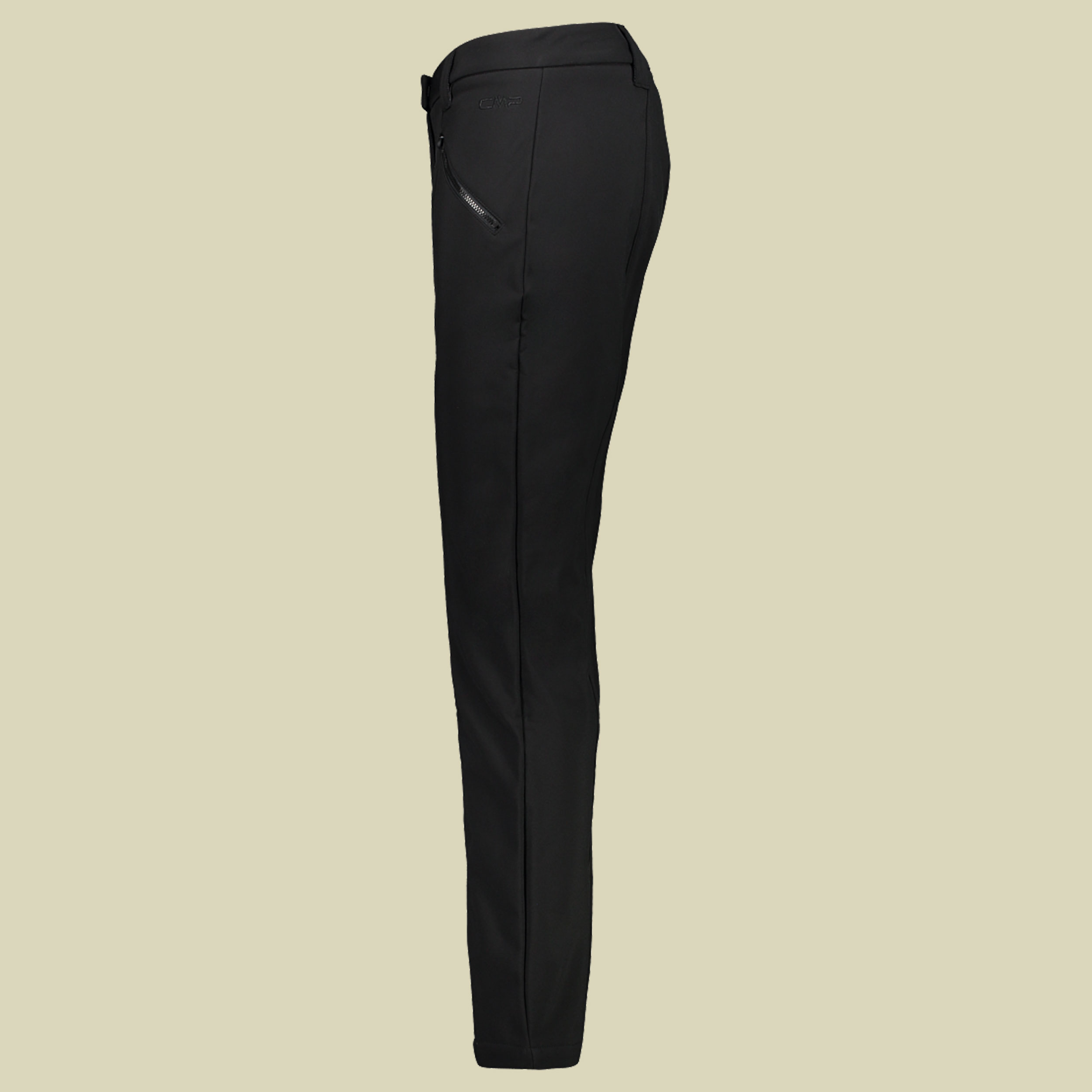 Woman Long Pant short-20 schwarz - Farbe black