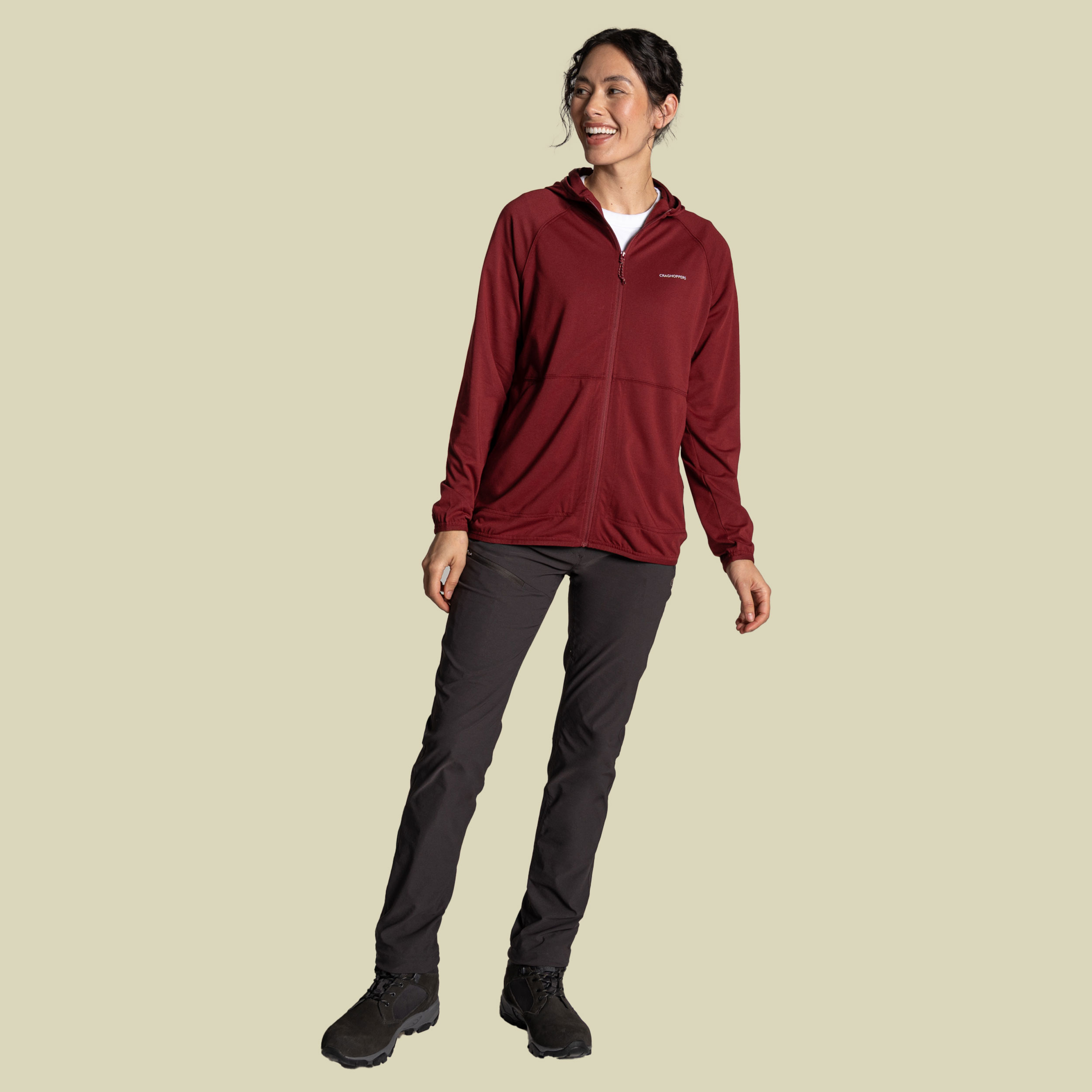 NosiLife Aya Hooded Jacket Women 16 (42) rot - riad red