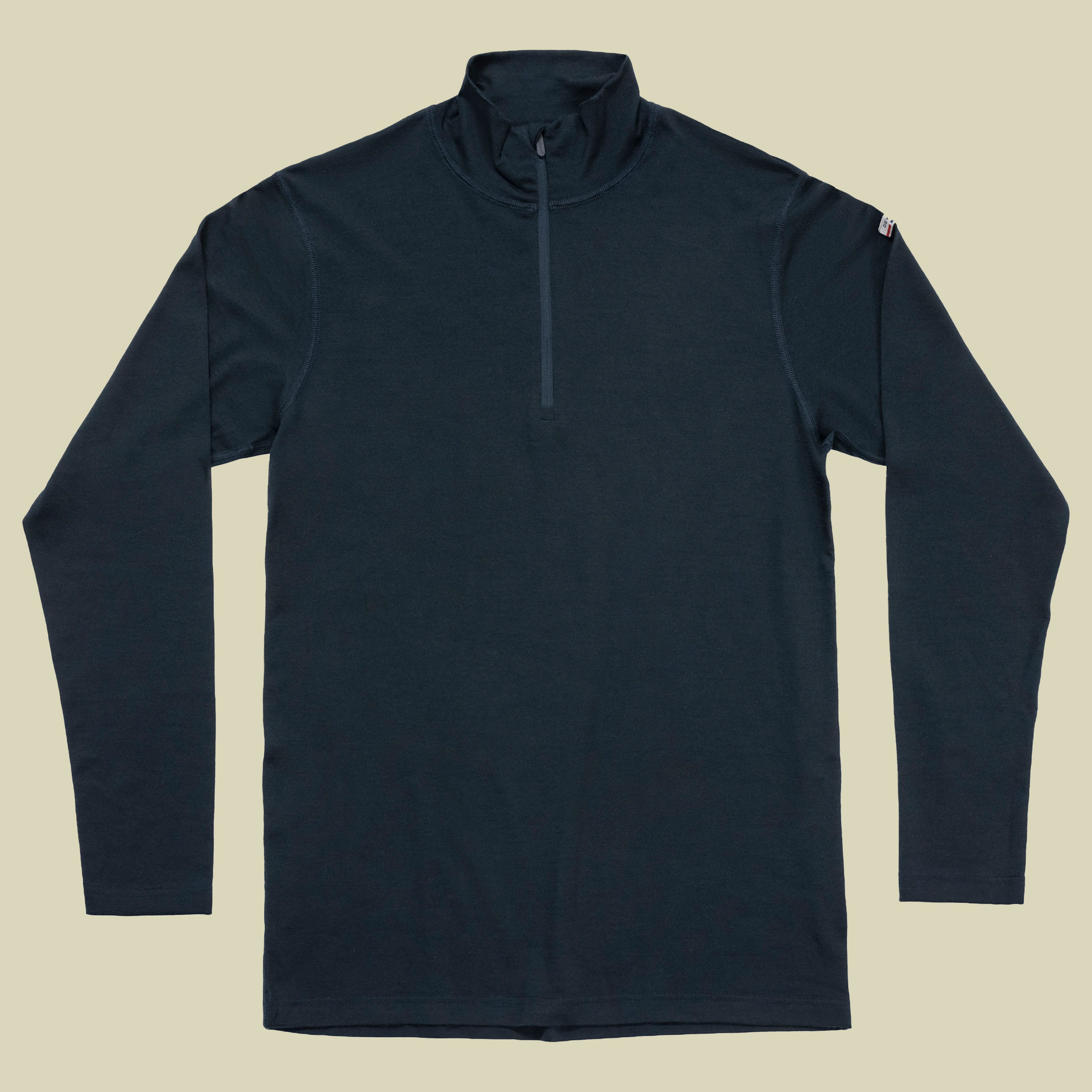 Breeze Plus Merino 200 Zip Neck Man M blau - ink