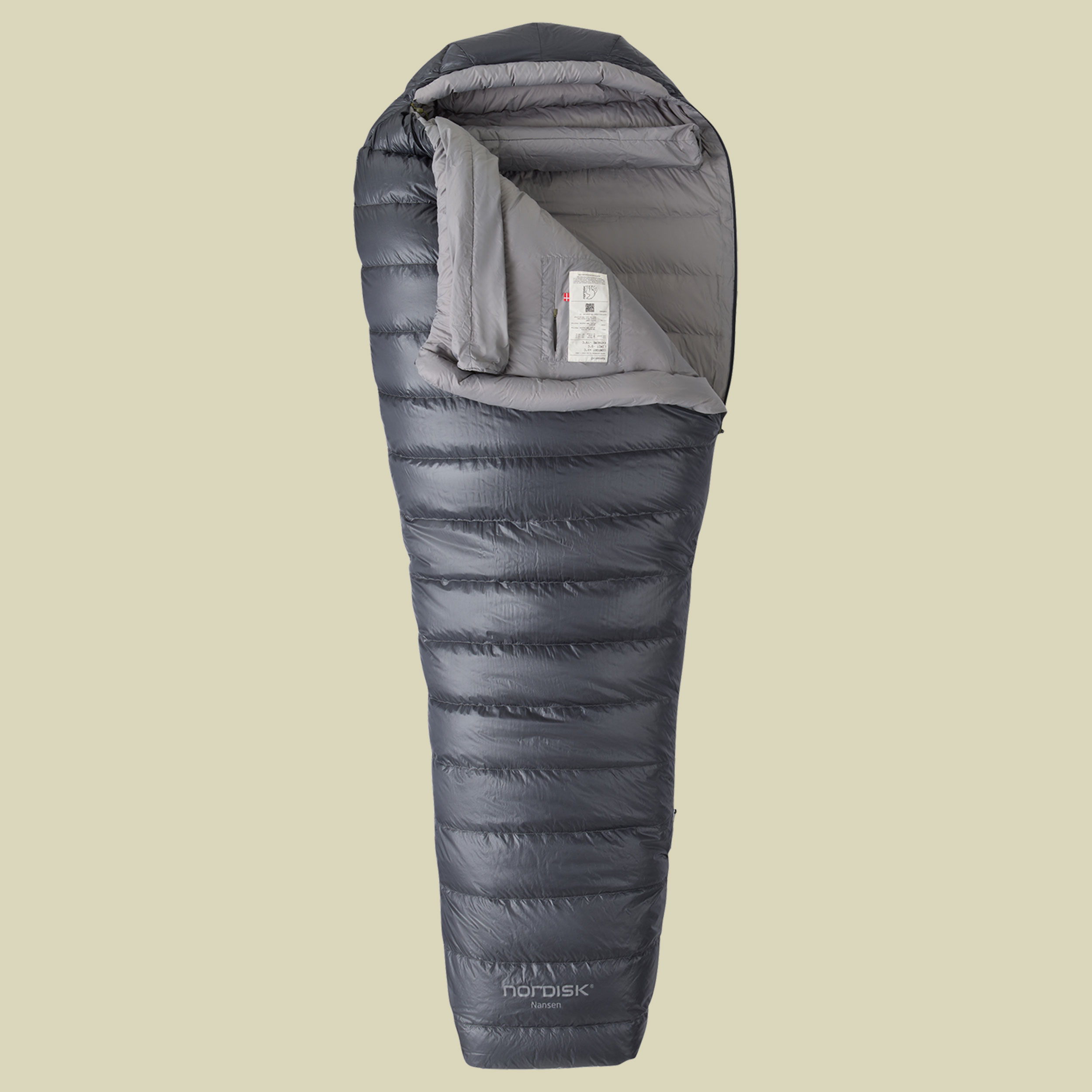 Nansen ±0° Mummy Sleeping Bag Farbe periscope grey 175 cm links