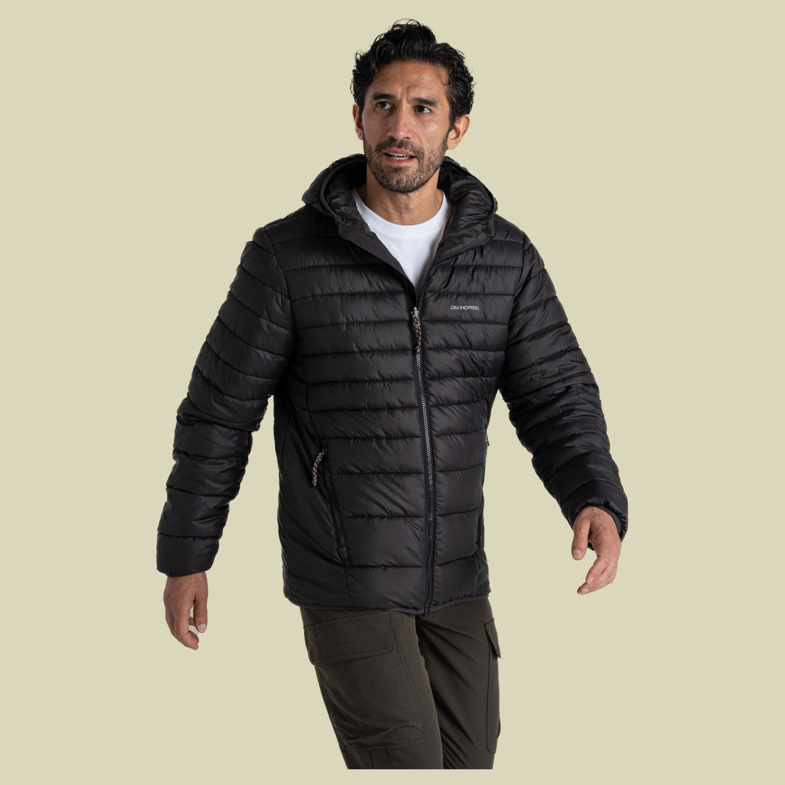 Compresslite IX Hooded Jacket  Men S schwarz - black