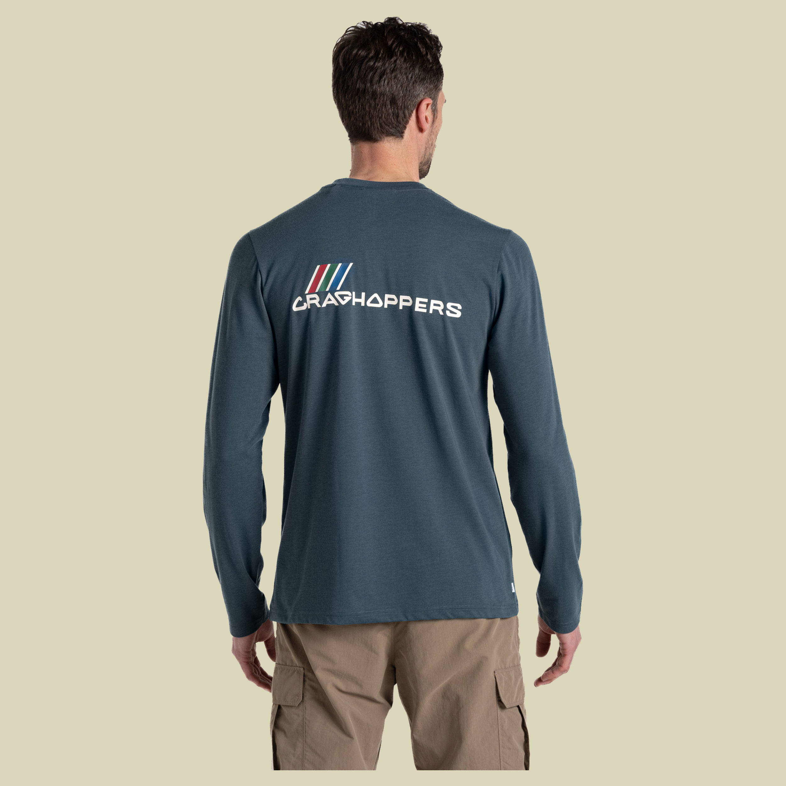 Nosilife Abel Long Sleeved T-Shirt Men XL blau - blue stone