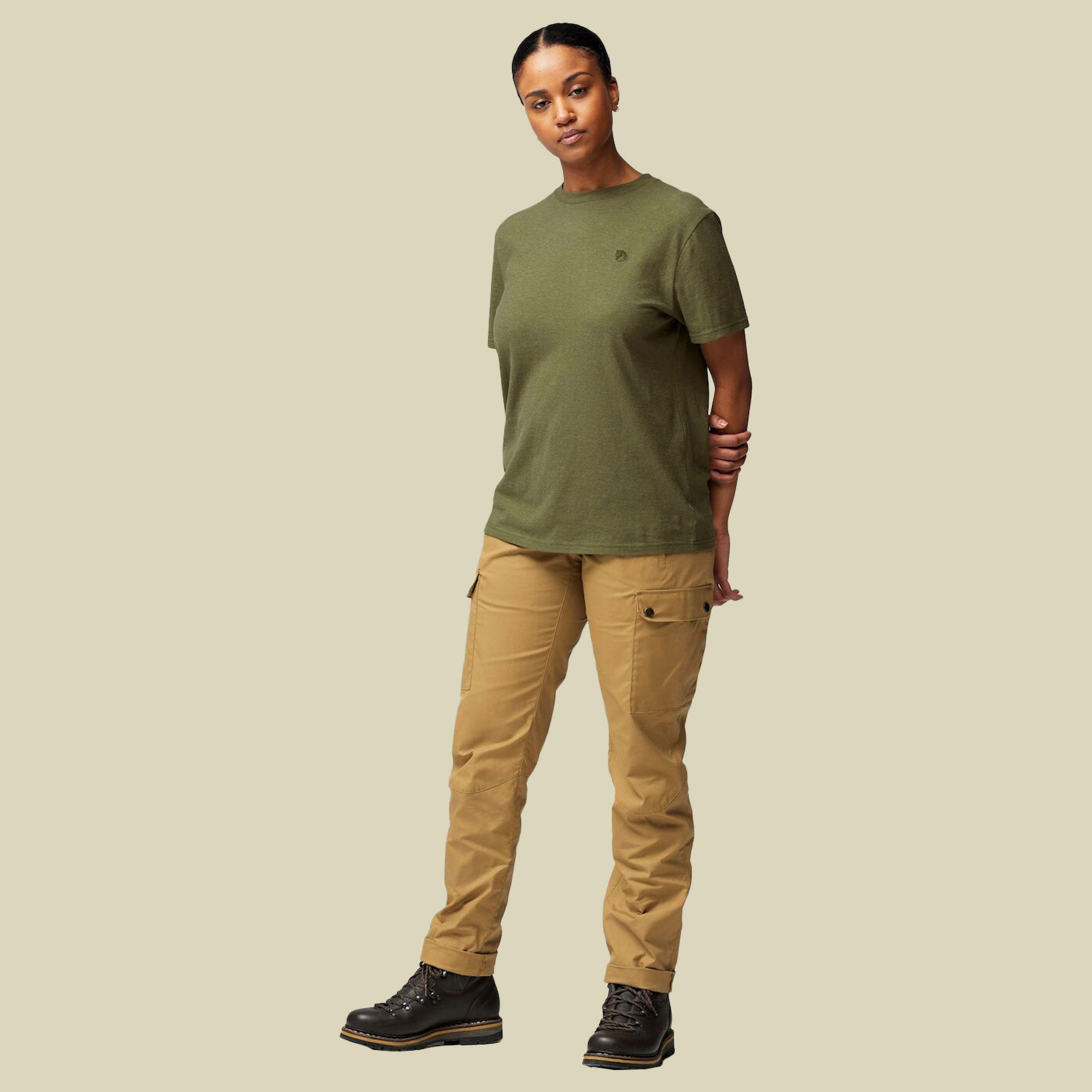 Hemp Blend T-Shirt Women S grün - green