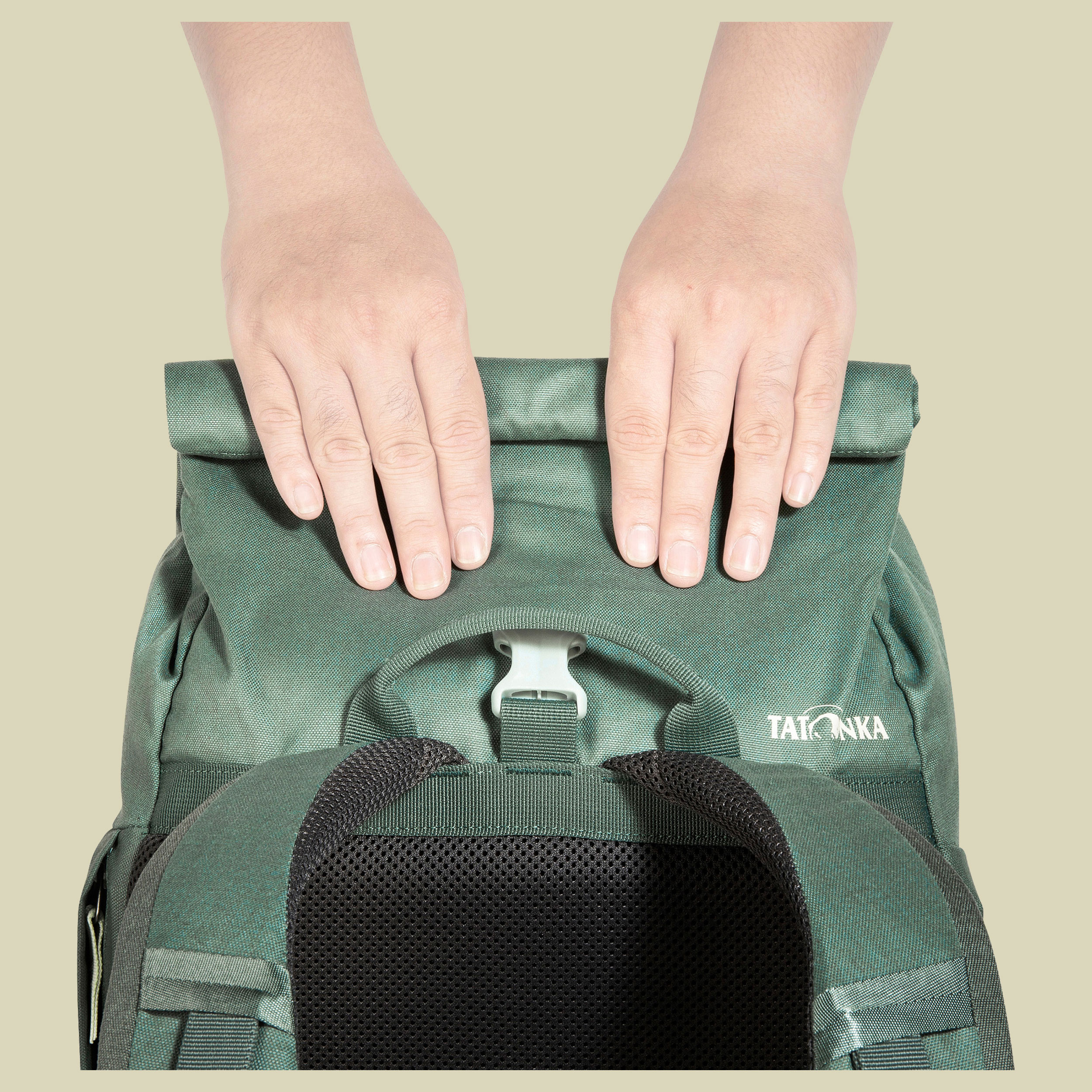 Grip Rolltop Pack 25 Kapok 25 grün - Farbe sage green