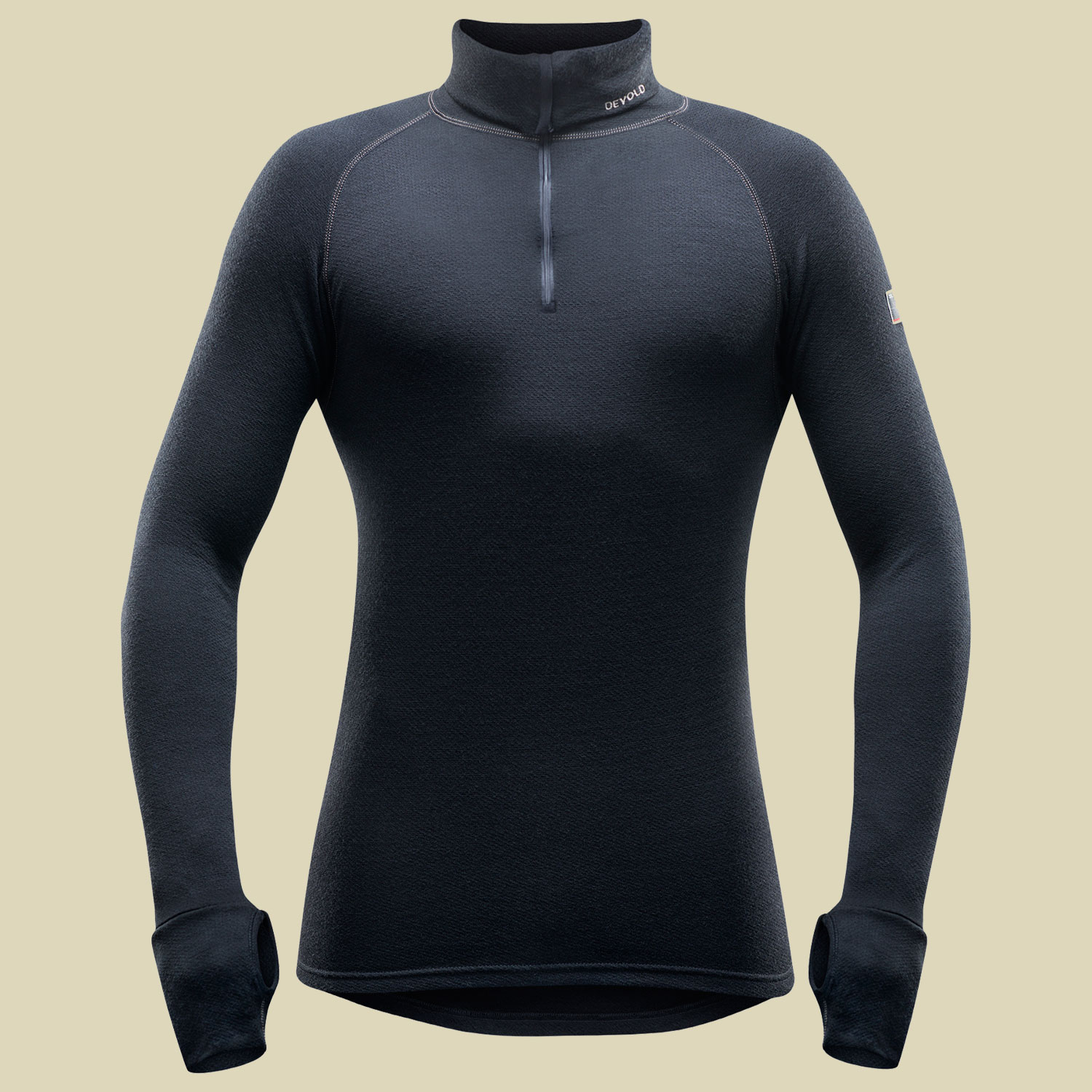 Expedition Merino 235 Zip Neck Man Größe XL Farbe black