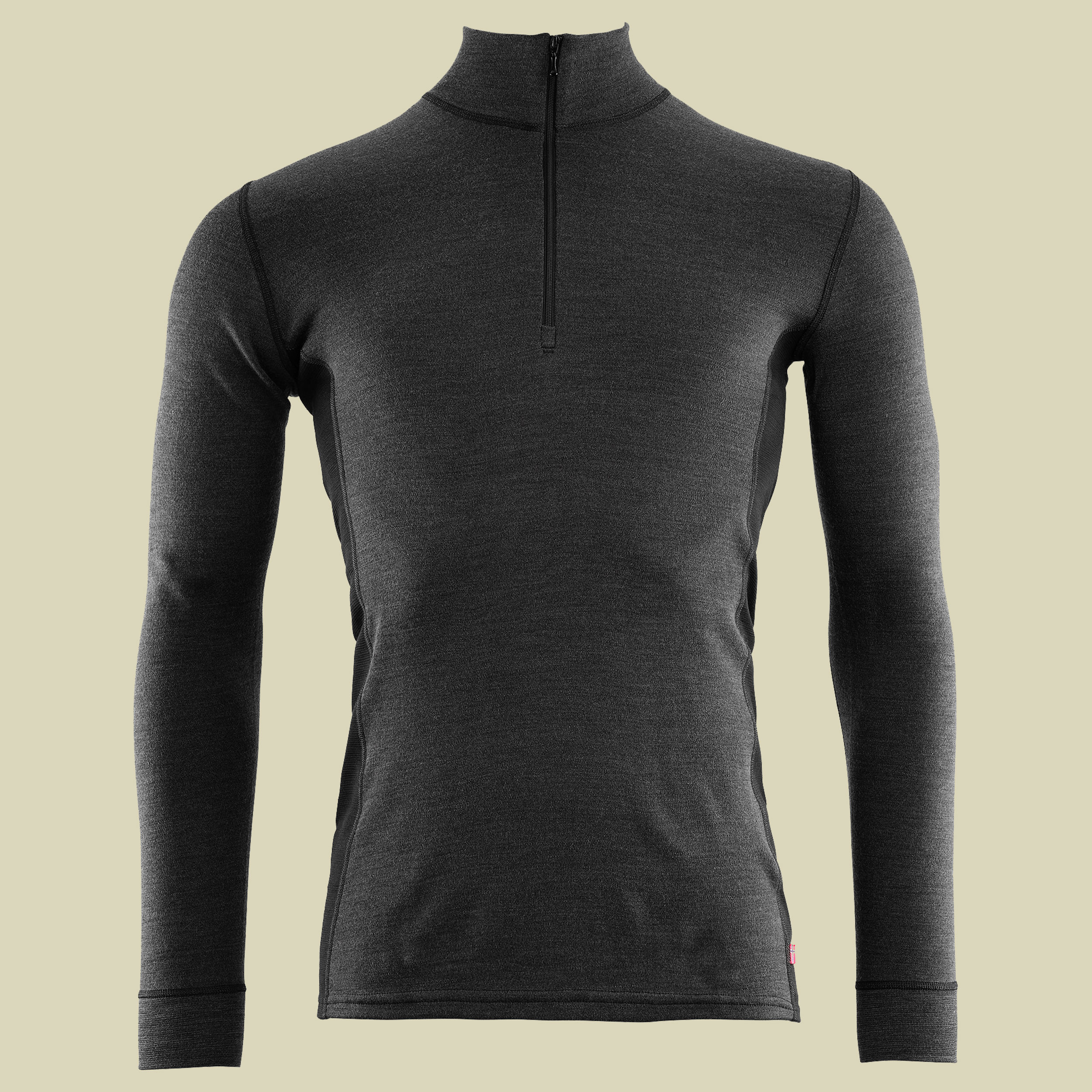 WarmWool Mock Neck W/ZIP Man Größe M  Farbe marengo/jet black