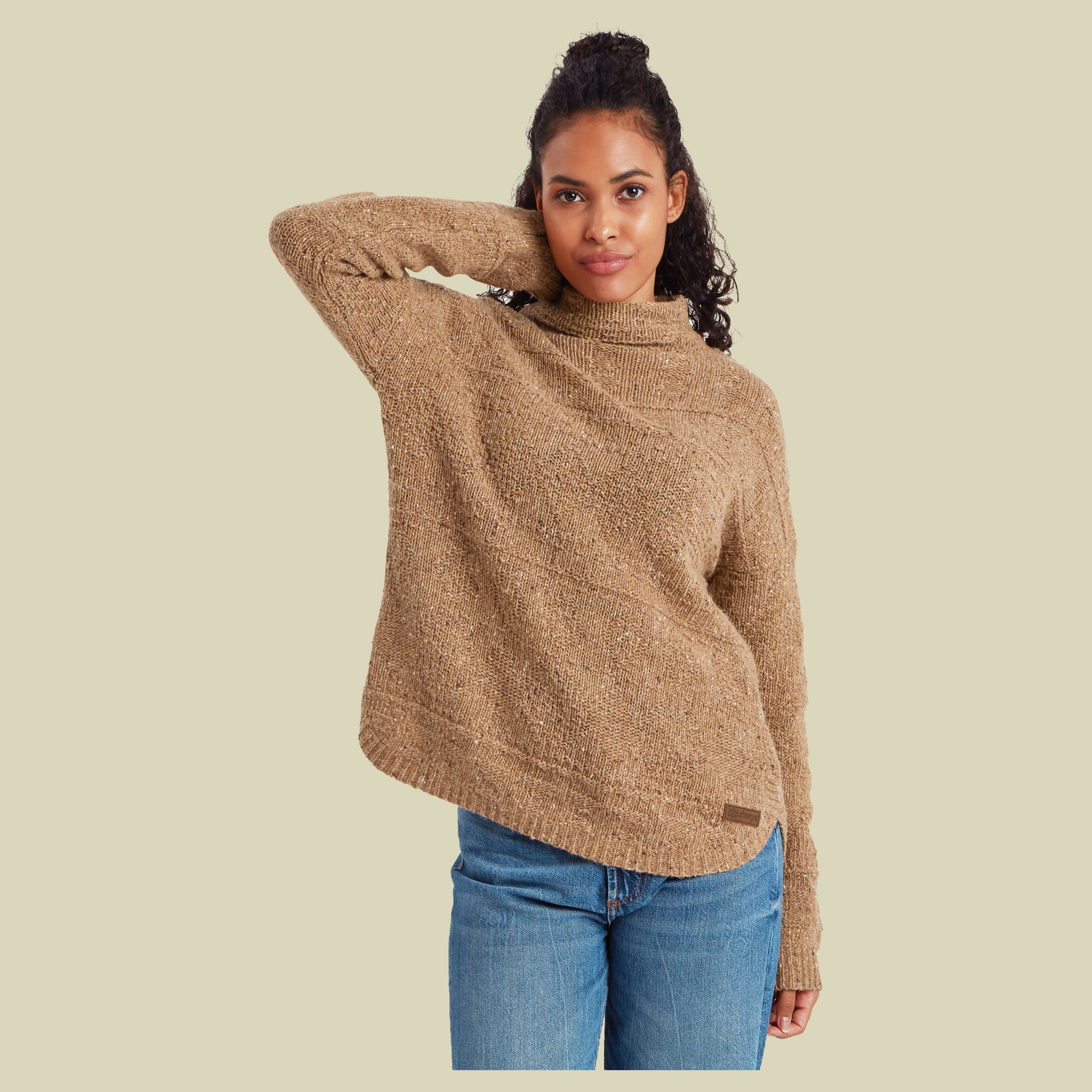 Yuden Pullover Sweater Women braun S - Farbe mocha