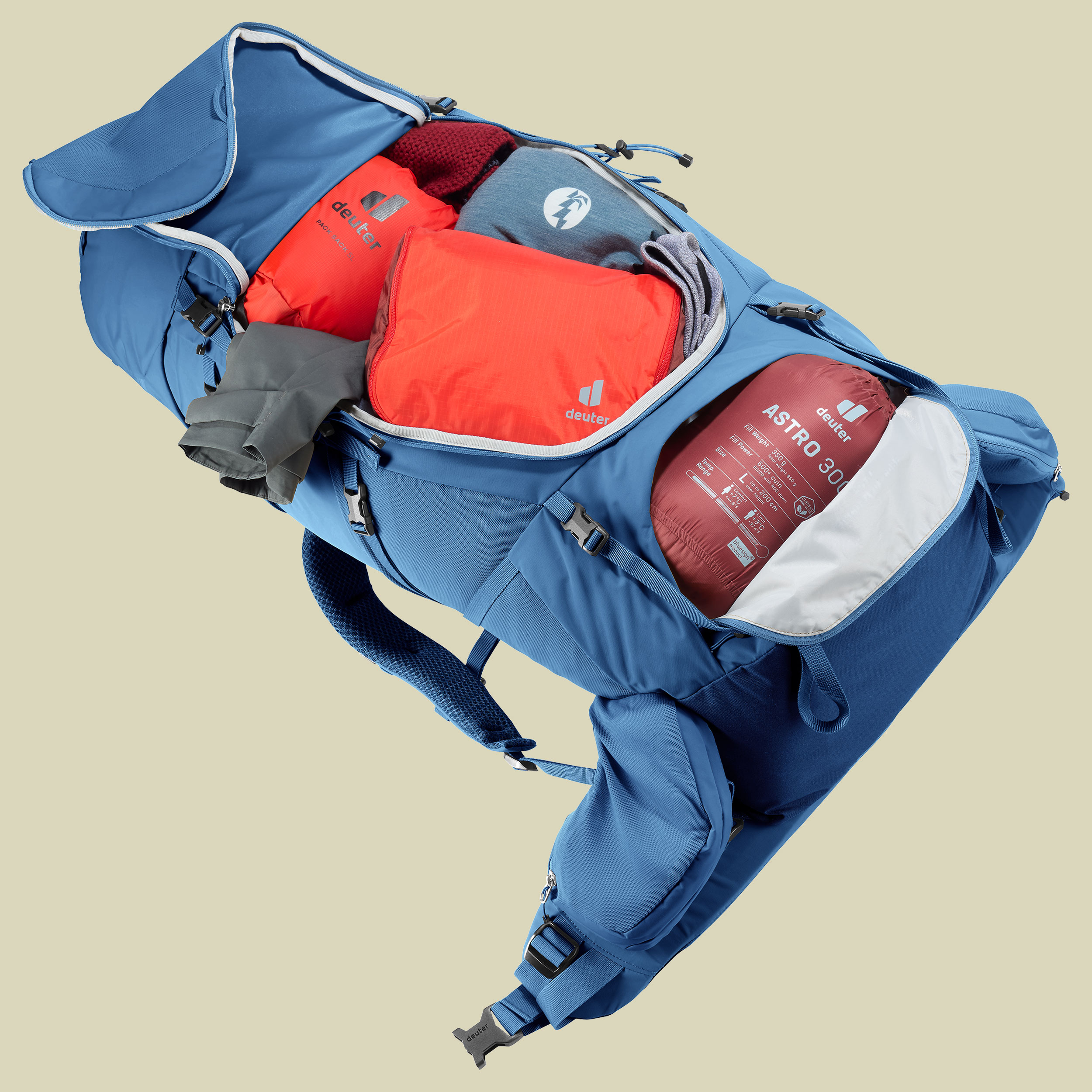 Aircontact Core 60+10 60 + 10 blau - baltic-nightblue