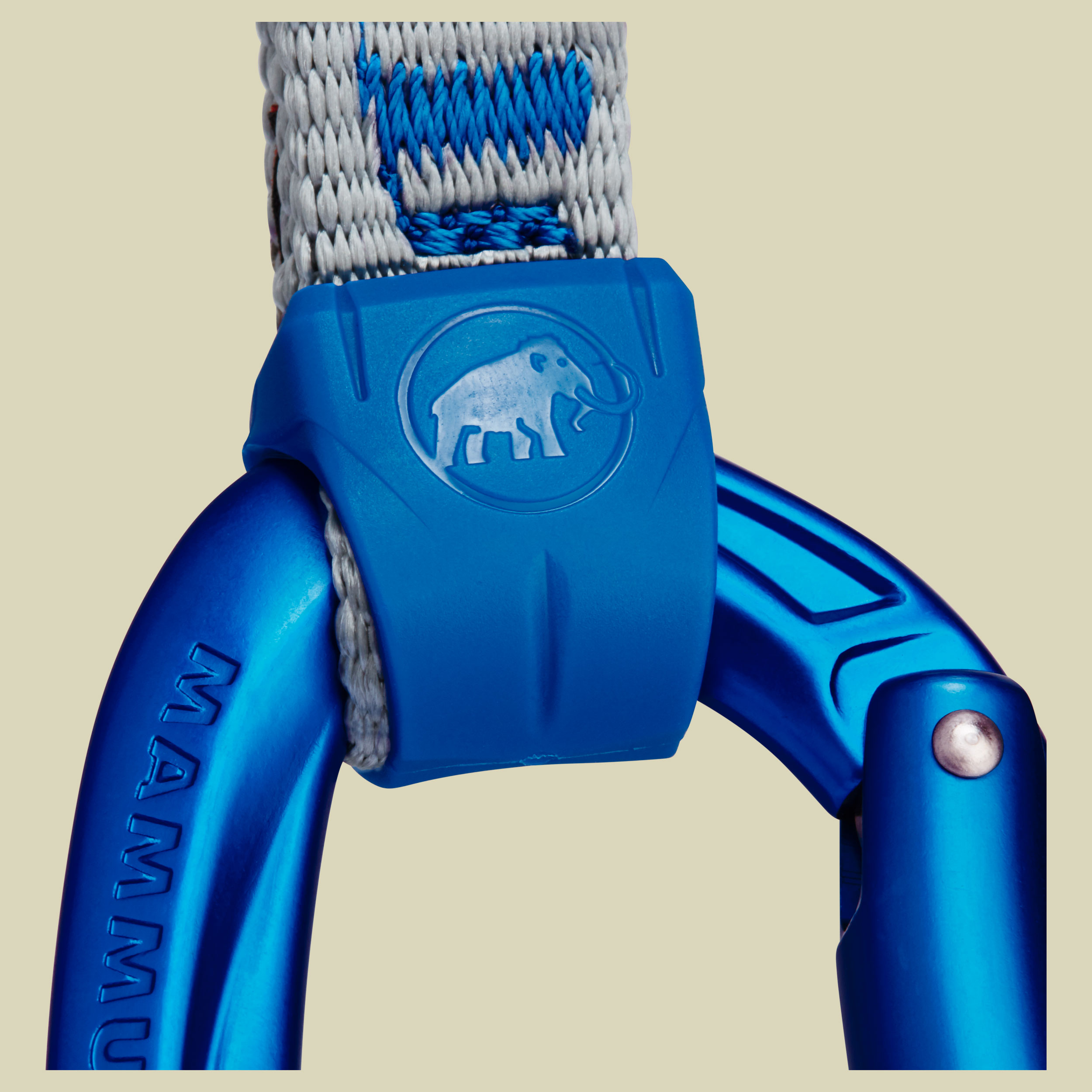 Crag Keylock 10 cm Indicator 6-Pack Quickdraws silver-ultramarine